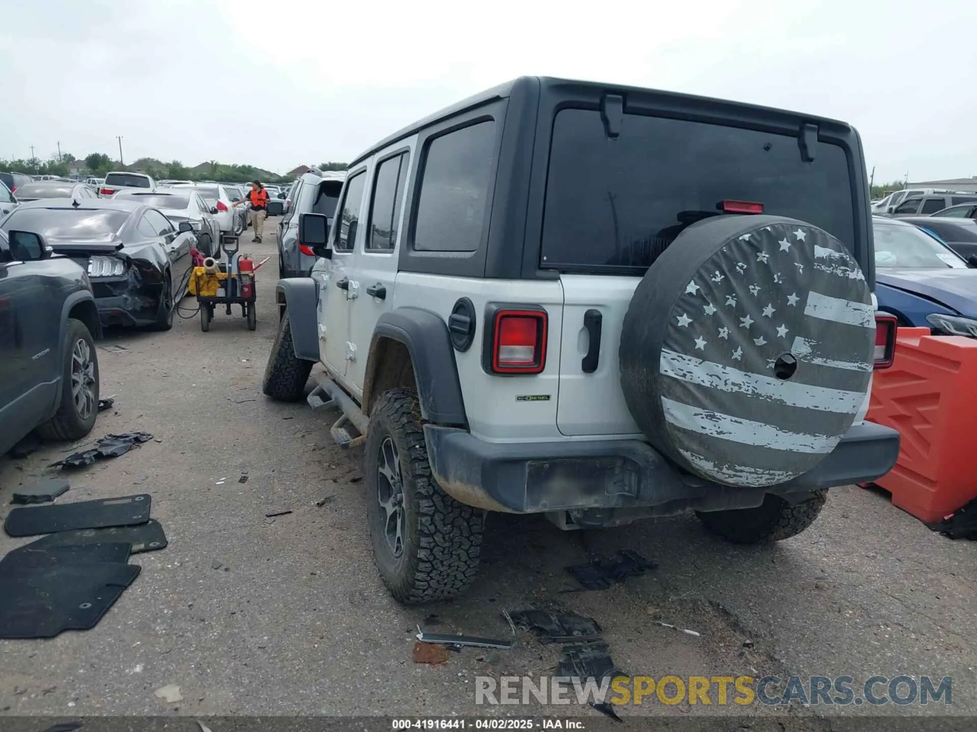3 Photograph of a damaged car 1C4HJXDM4LW333857 JEEP WRANGLER UNLIMITED 2020