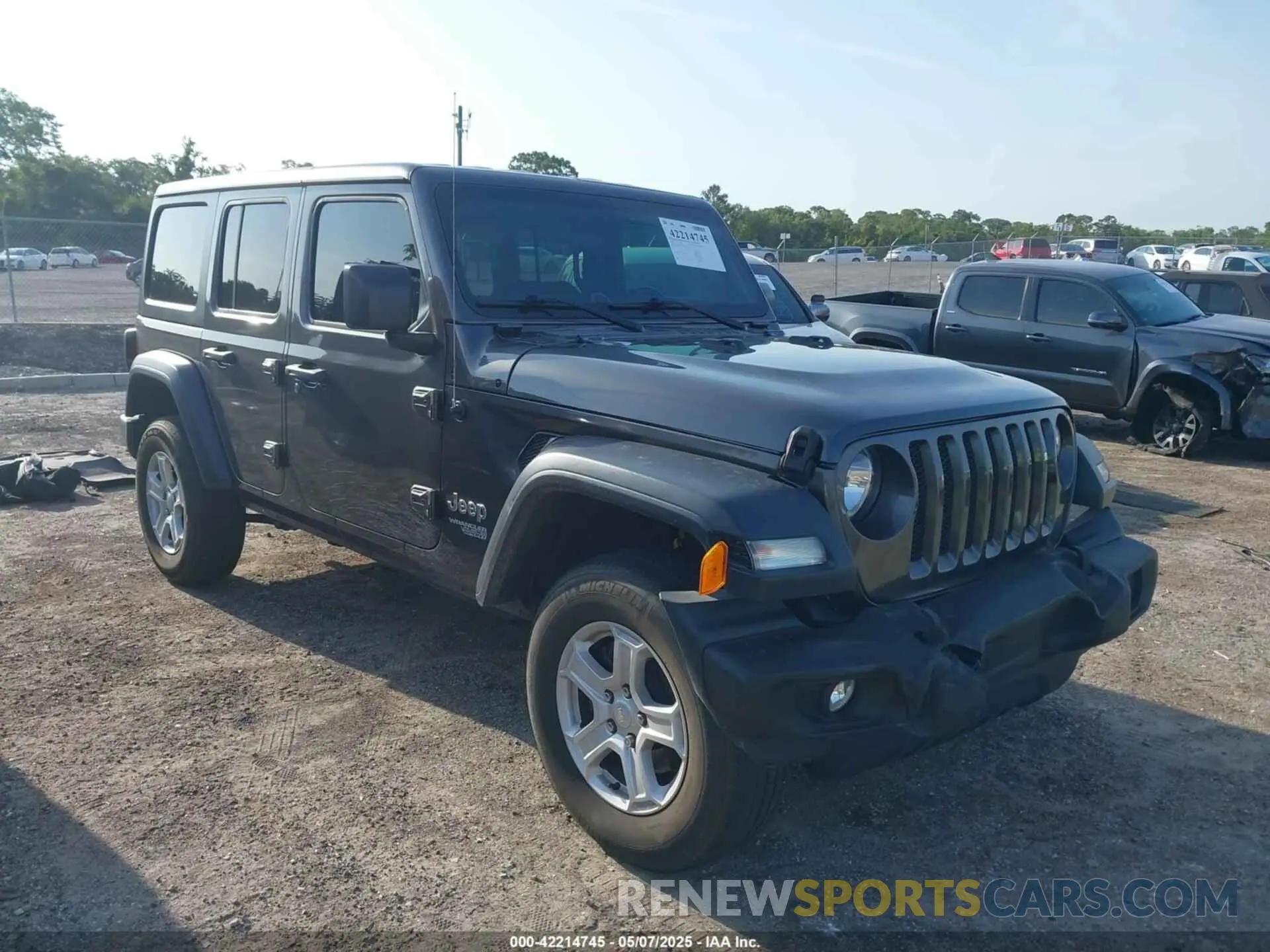 1 Photograph of a damaged car 1C4HJXDM7LW270513 JEEP WRANGLER UNLIMITED 2020