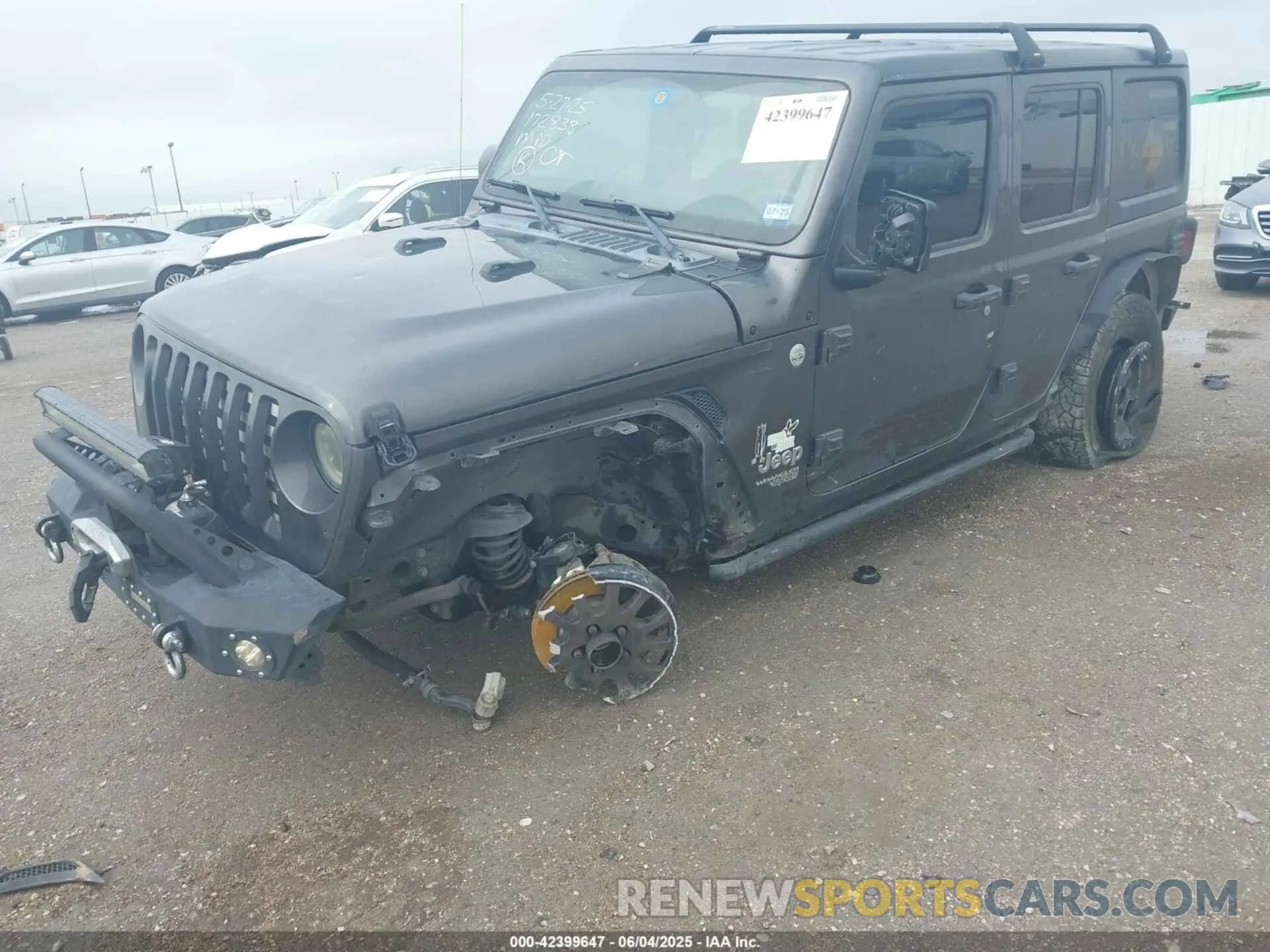 6 Photograph of a damaged car 1C4HJXDM8LW293878 JEEP WRANGLER UNLIMITED 2020