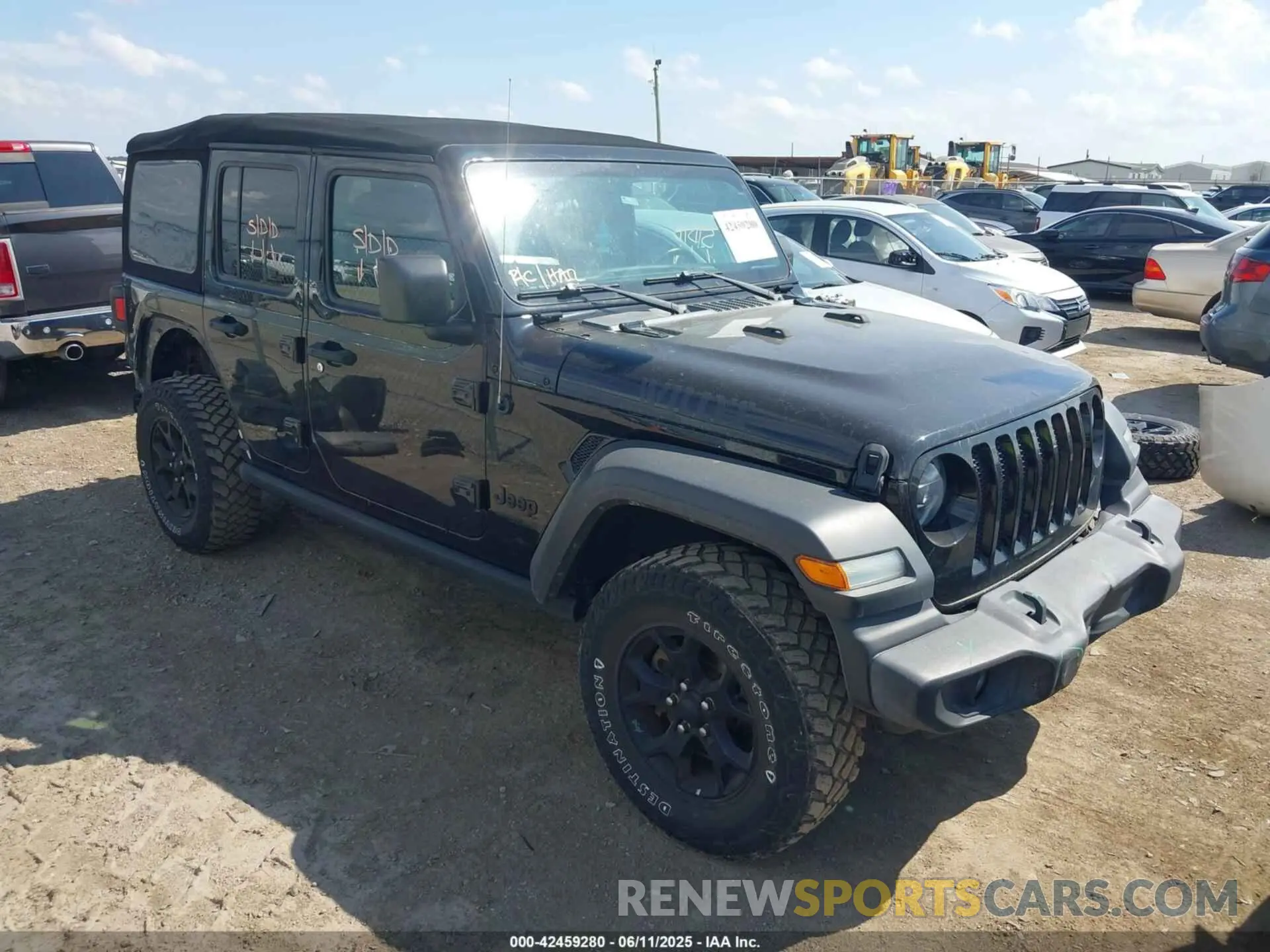 1 Photograph of a damaged car 1C4HJXDN0LW237409 JEEP WRANGLER UNLIMITED 2020