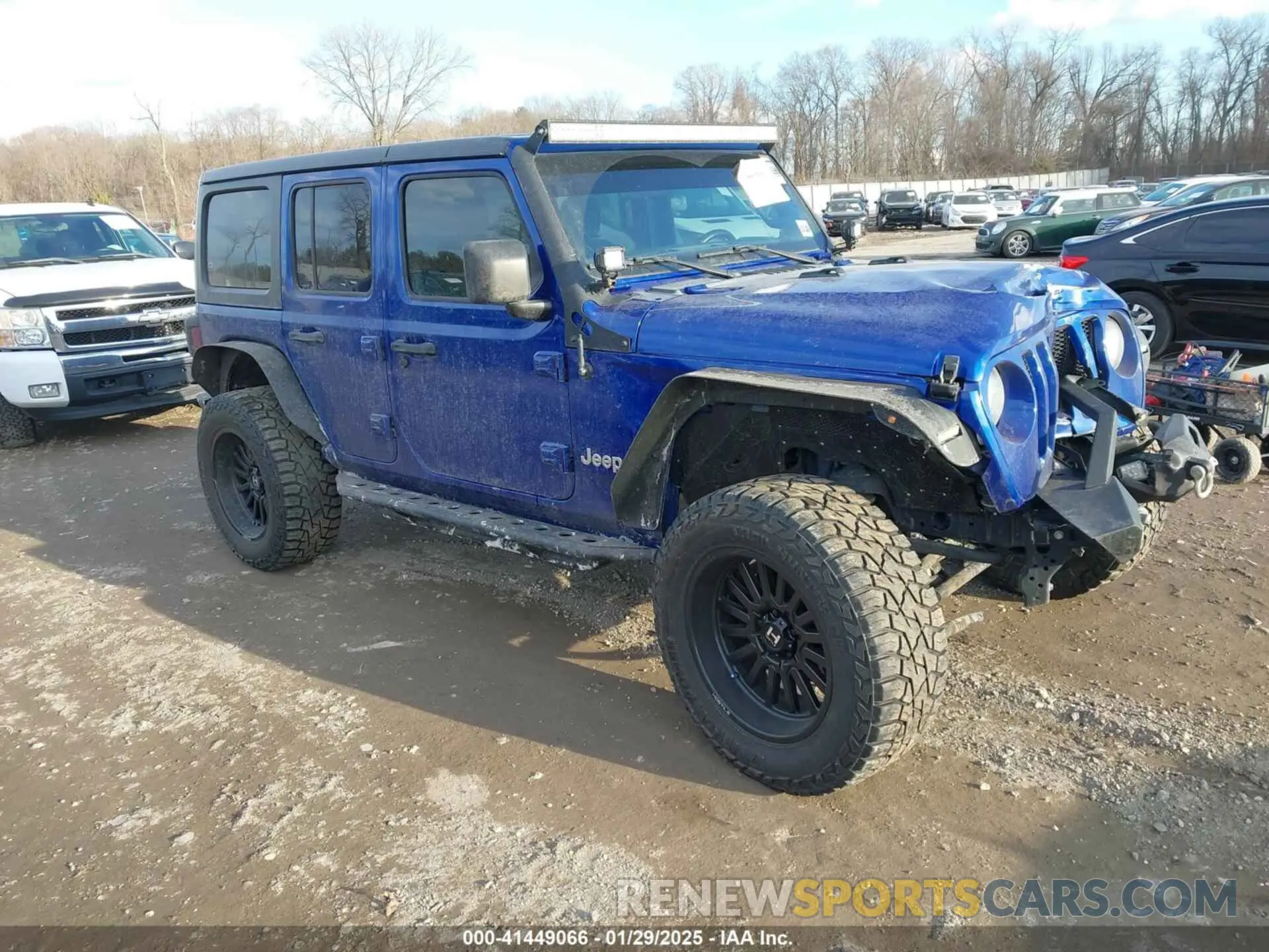 1 Photograph of a damaged car 1C4HJXDN0LW347487 JEEP WRANGLER UNLIMITED 2020