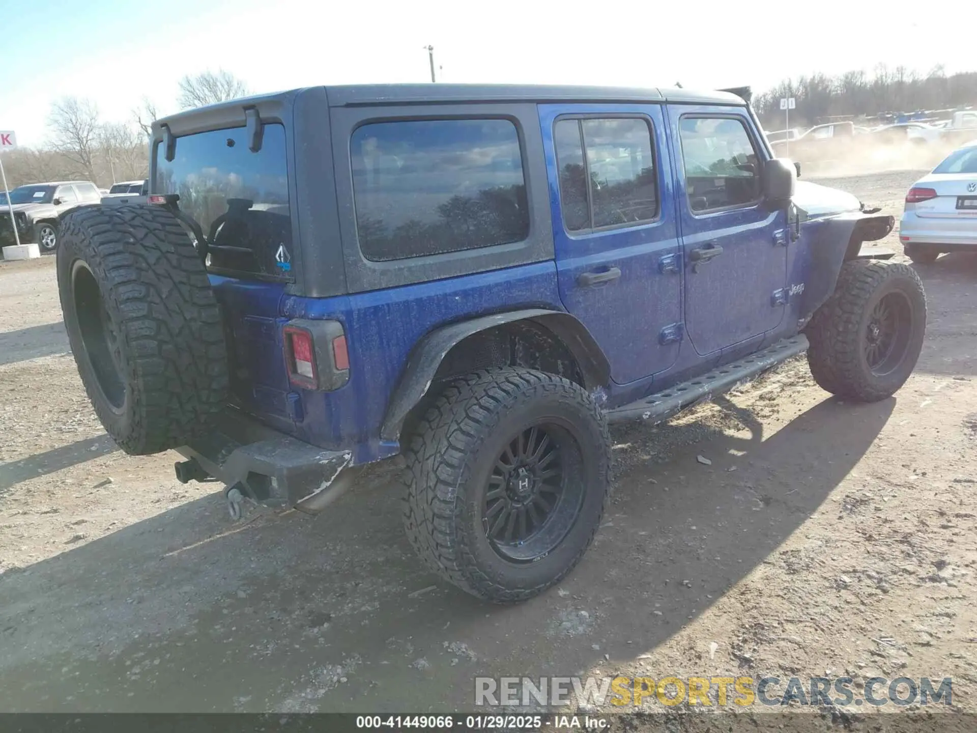 4 Photograph of a damaged car 1C4HJXDN0LW347487 JEEP WRANGLER UNLIMITED 2020