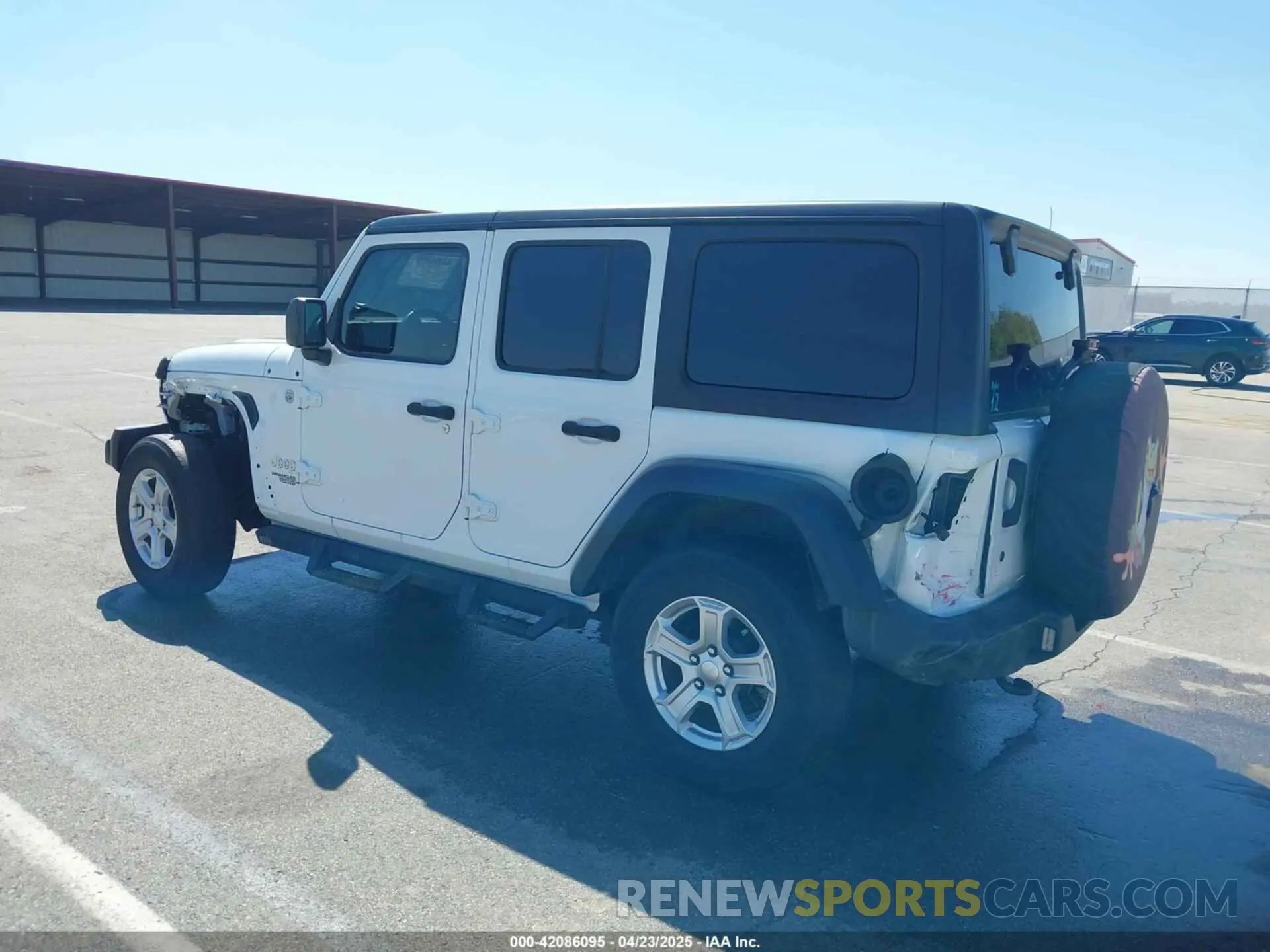 3 Photograph of a damaged car 1C4HJXDN2LW138980 JEEP WRANGLER UNLIMITED 2020