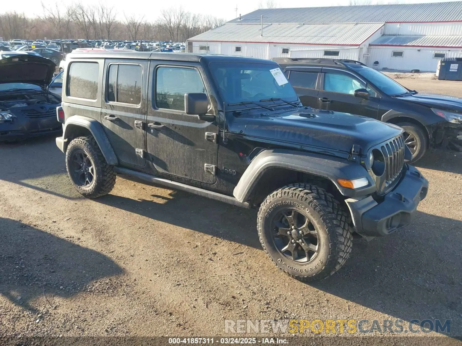 1 Photograph of a damaged car 1C4HJXDN2LW237878 JEEP WRANGLER UNLIMITED 2020