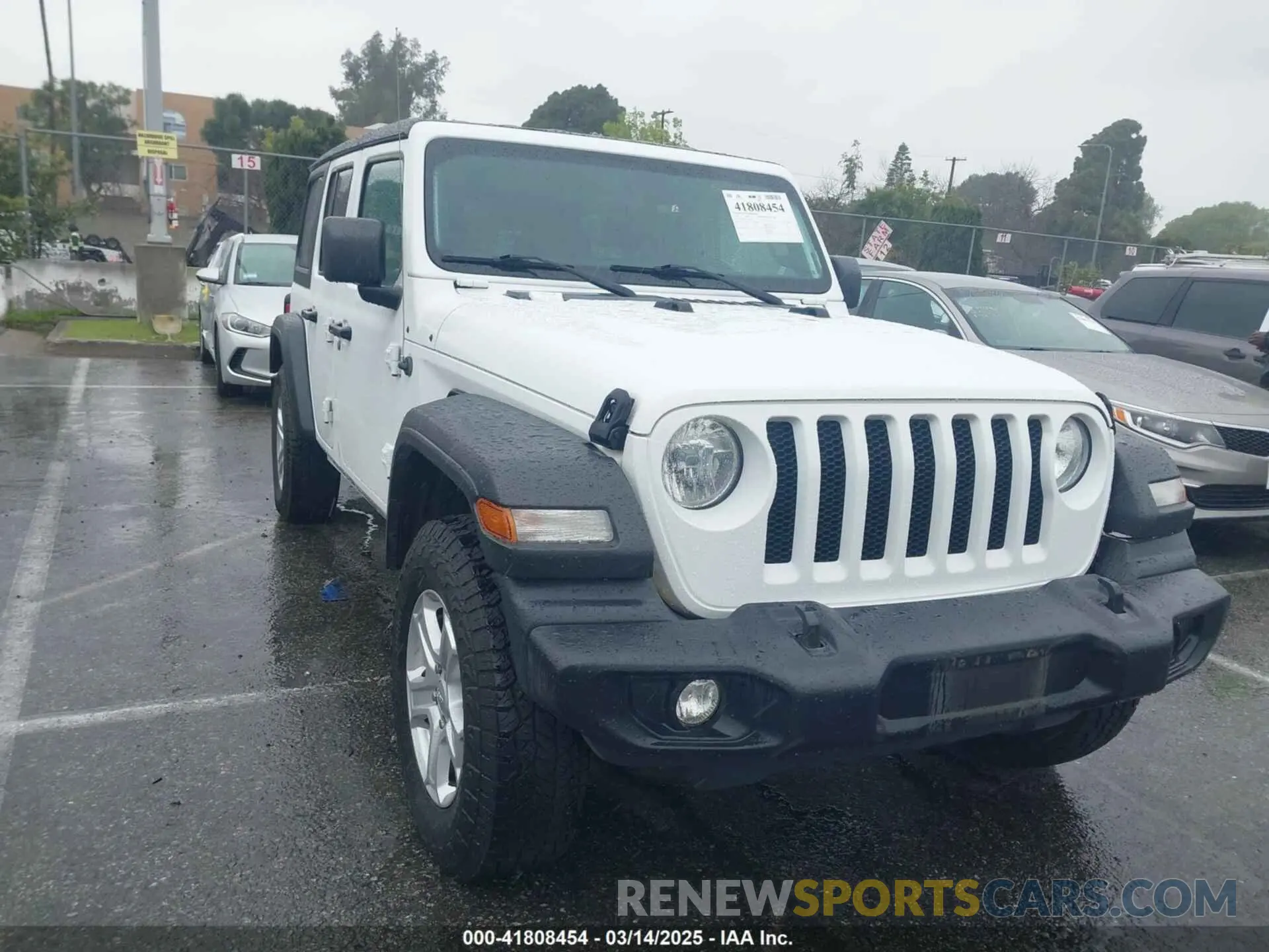 1 Photograph of a damaged car 1C4HJXDN3LW114753 JEEP WRANGLER UNLIMITED 2020