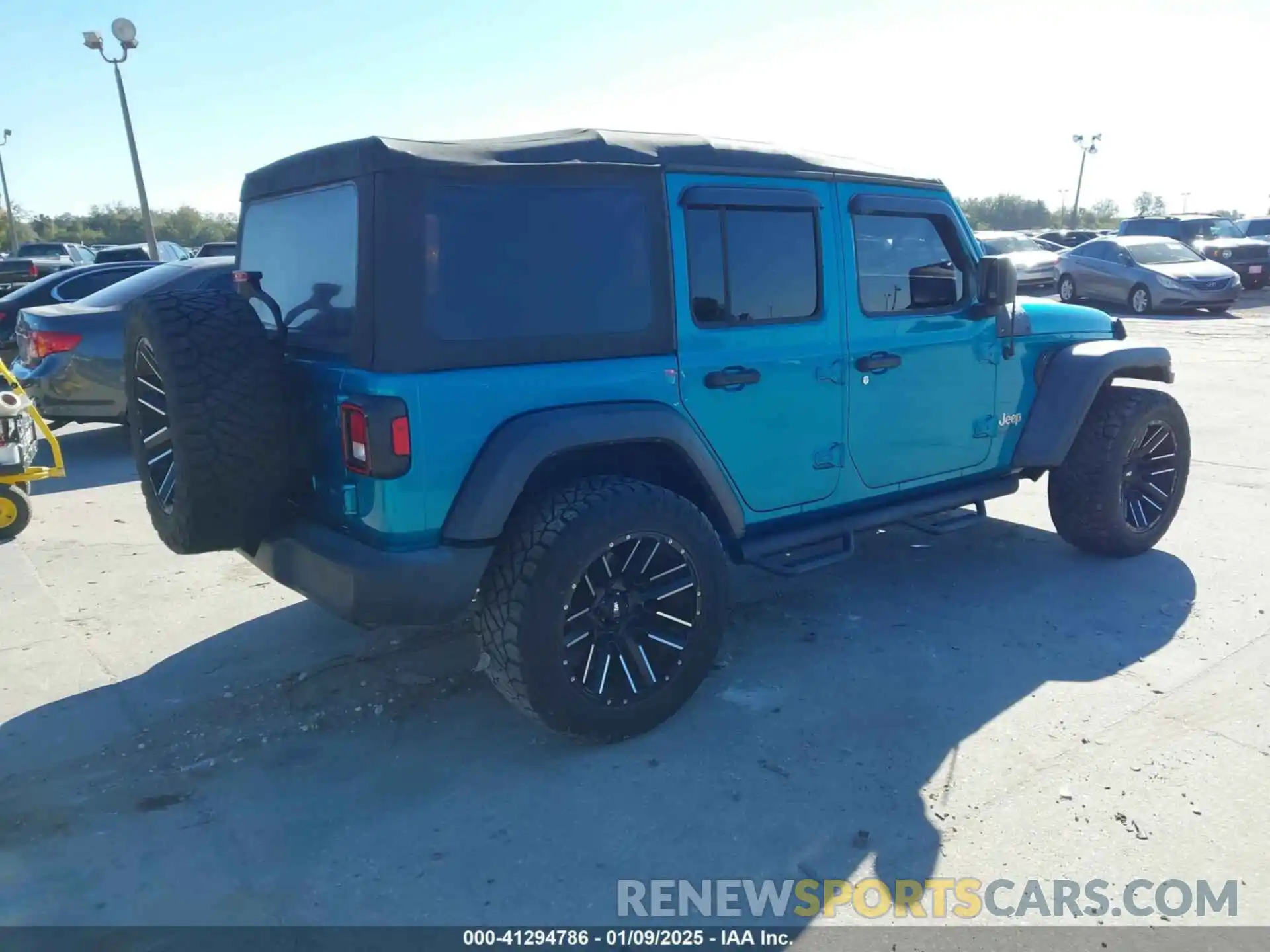 4 Photograph of a damaged car 1C4HJXDN4LW223822 JEEP WRANGLER UNLIMITED 2020