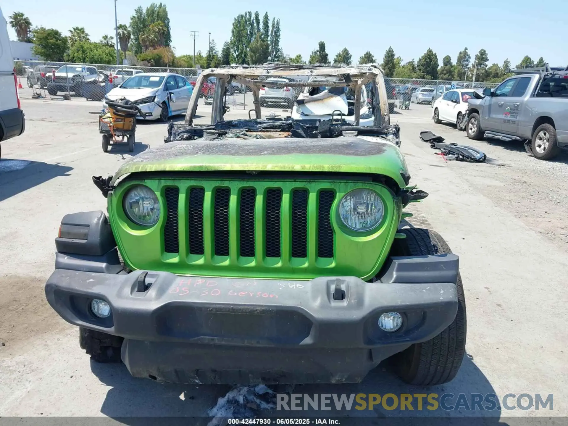 11 Photograph of a damaged car 1C4HJXDN5LW126953 JEEP WRANGLER UNLIMITED 2020