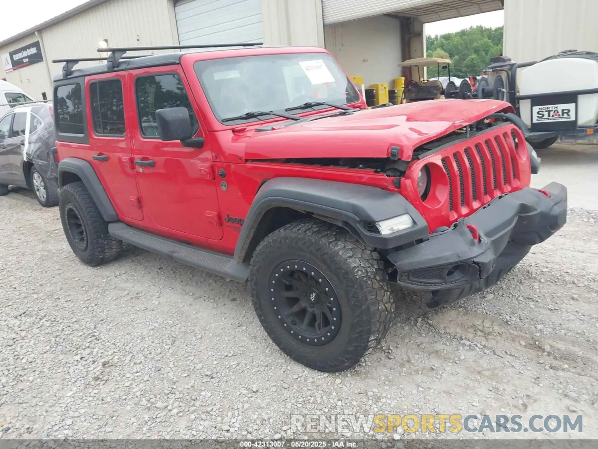 1 Photograph of a damaged car 1C4HJXDN5LW160410 JEEP WRANGLER UNLIMITED 2020