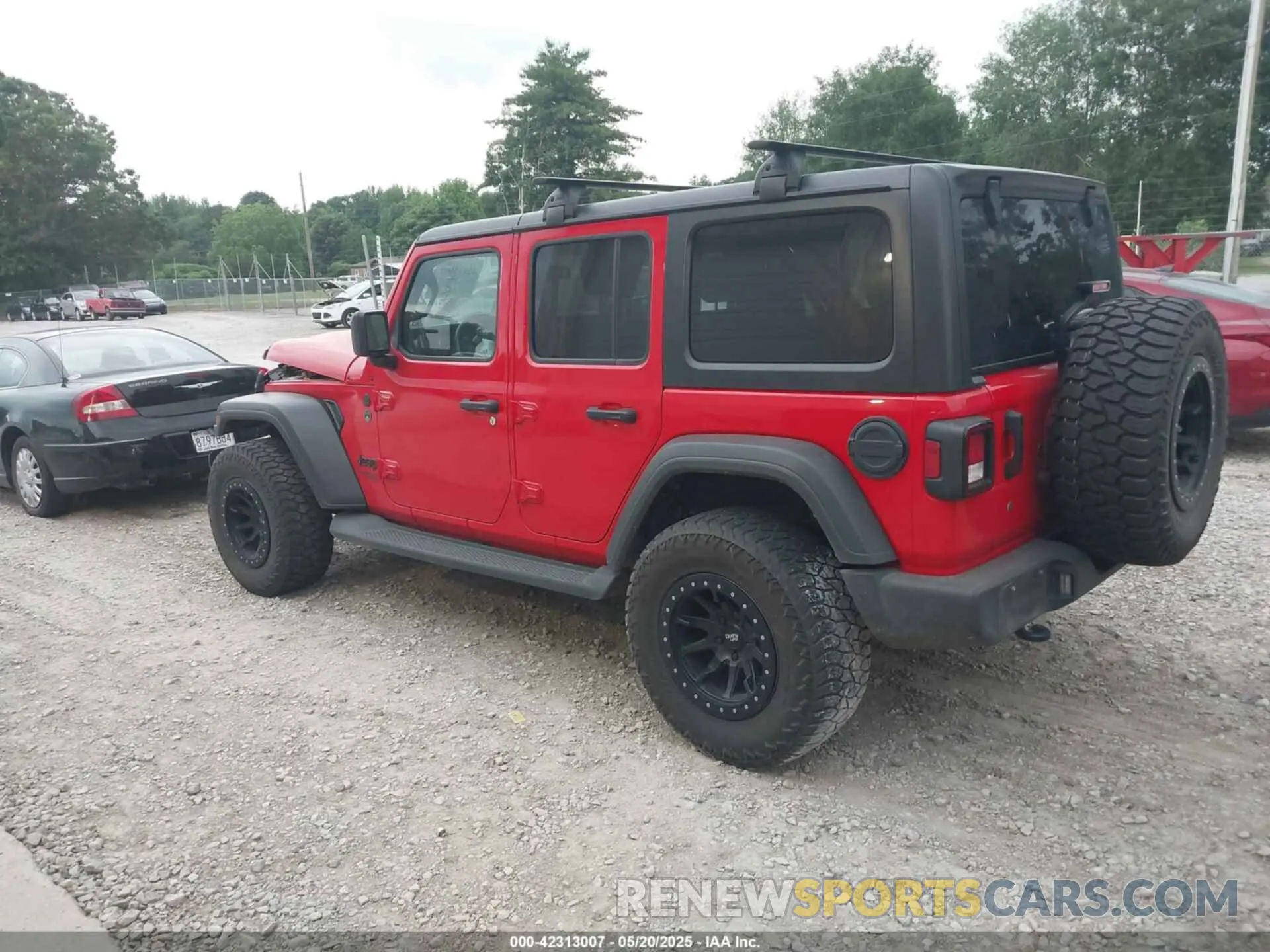 3 Photograph of a damaged car 1C4HJXDN5LW160410 JEEP WRANGLER UNLIMITED 2020