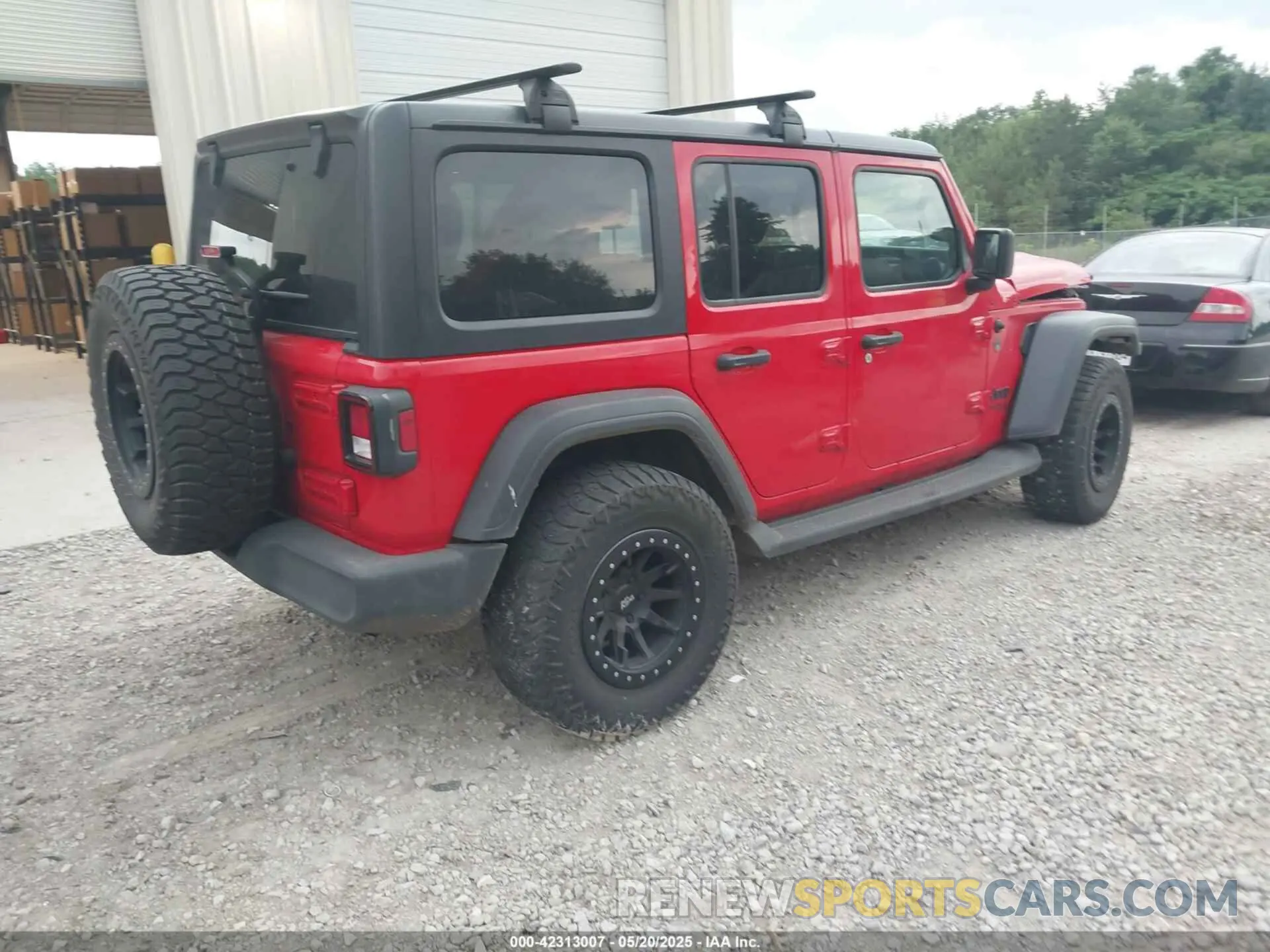 4 Photograph of a damaged car 1C4HJXDN5LW160410 JEEP WRANGLER UNLIMITED 2020