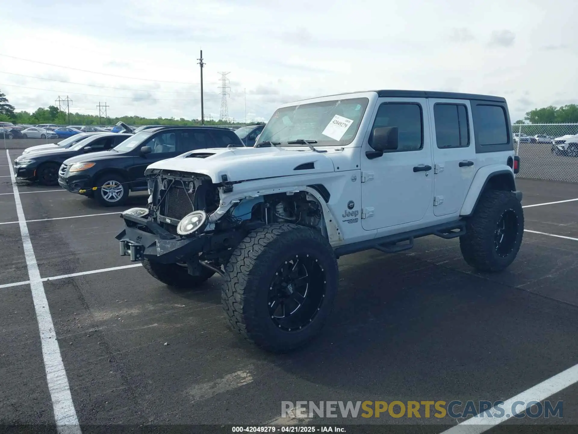 2 Photograph of a damaged car 1C4HJXDN6LW198065 JEEP WRANGLER UNLIMITED 2020