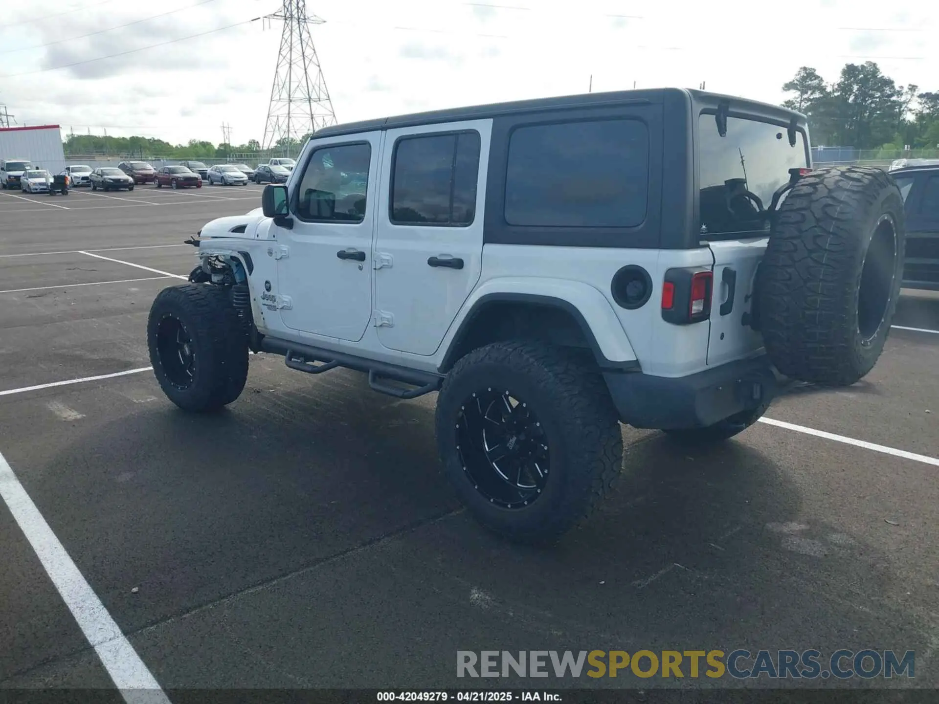 3 Photograph of a damaged car 1C4HJXDN6LW198065 JEEP WRANGLER UNLIMITED 2020