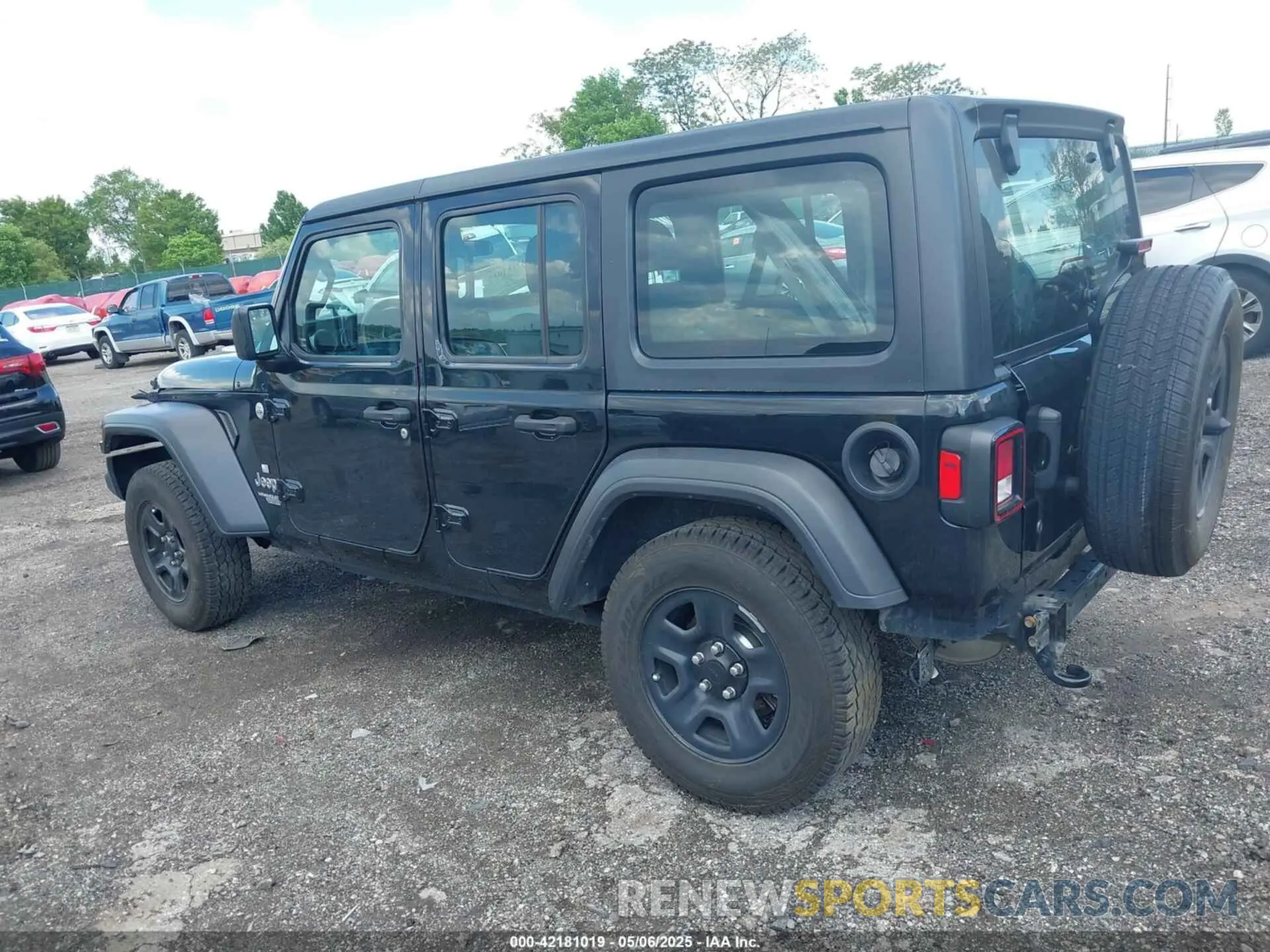 3 Photograph of a damaged car 1C4HJXDN7LW130390 JEEP WRANGLER UNLIMITED 2020
