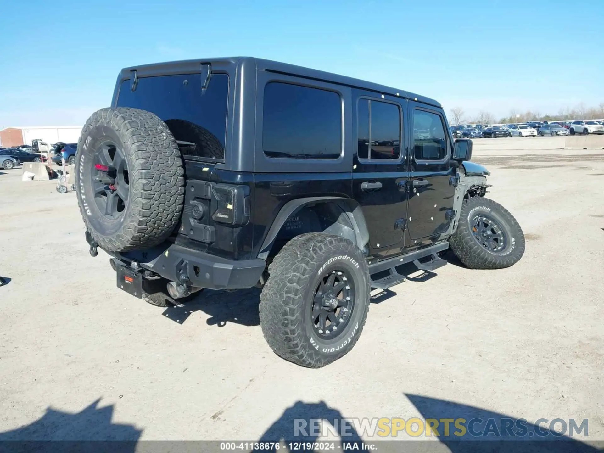 4 Photograph of a damaged car 1C4HJXDN7LW275350 JEEP WRANGLER UNLIMITED 2020