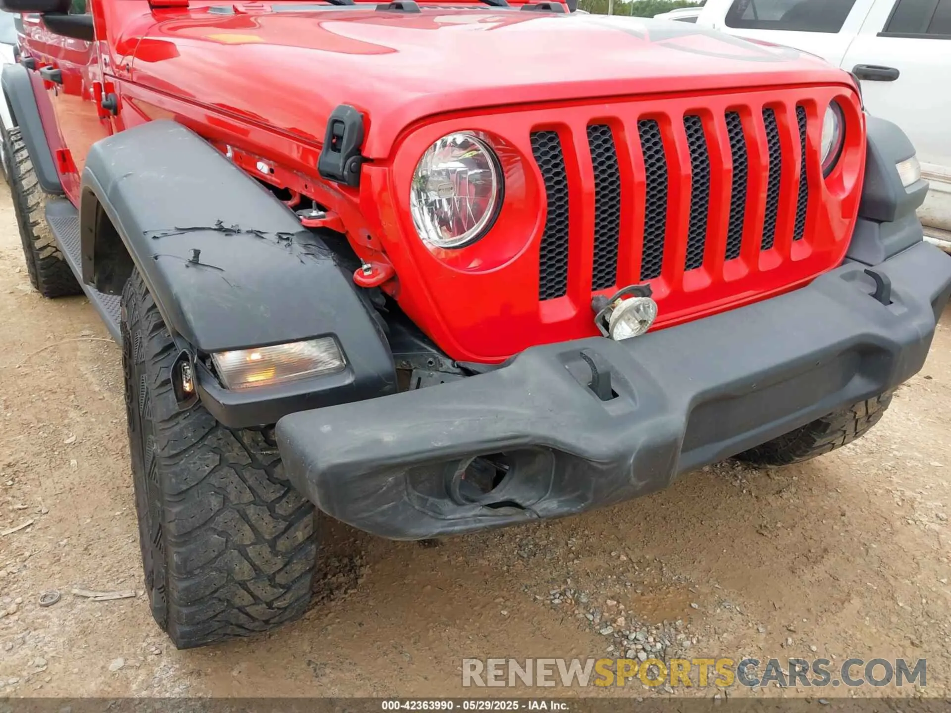 6 Photograph of a damaged car 1C4HJXDN7LW281357 JEEP WRANGLER UNLIMITED 2020