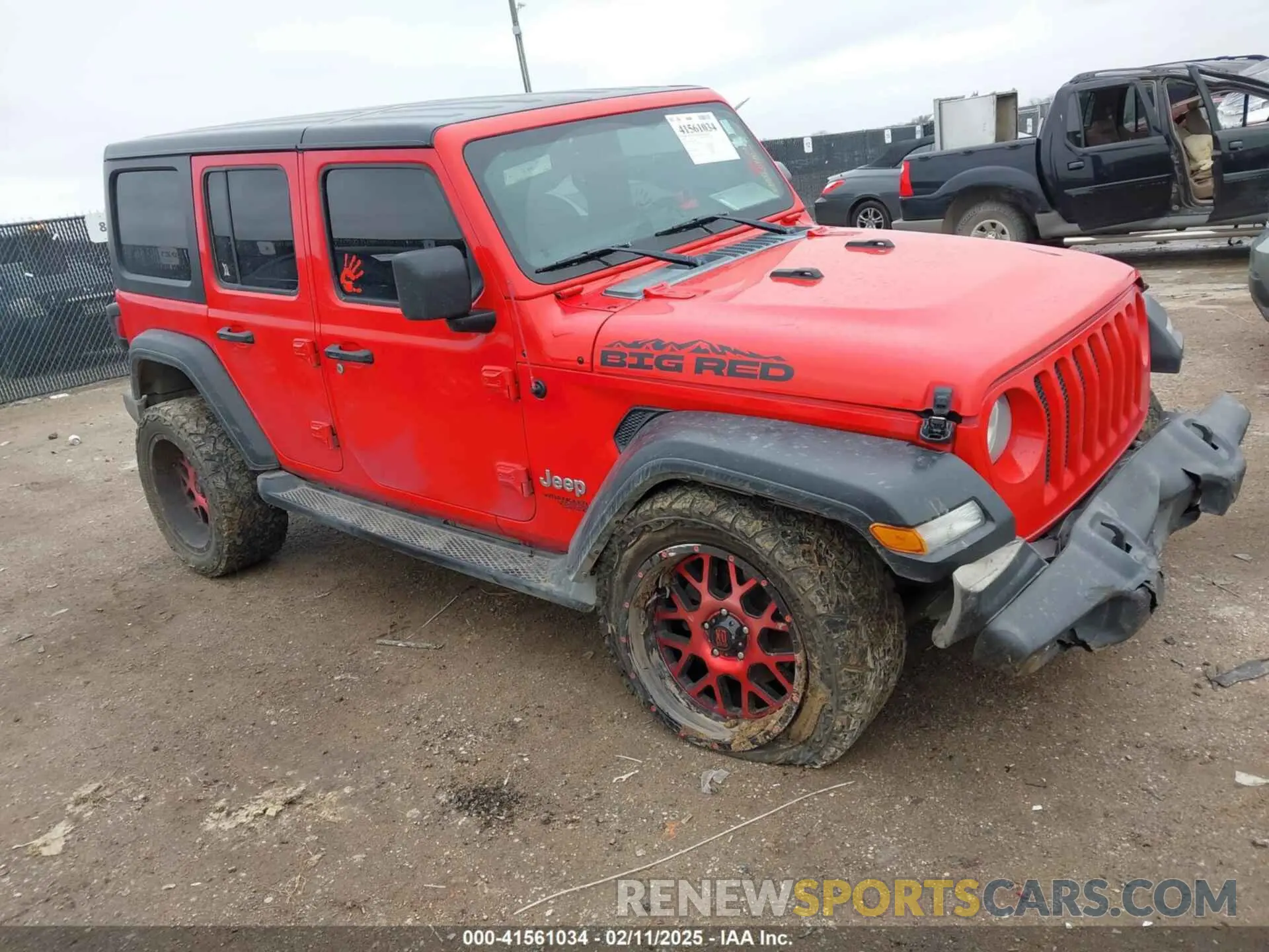 1 Photograph of a damaged car 1C4HJXDN8LW213889 JEEP WRANGLER UNLIMITED 2020