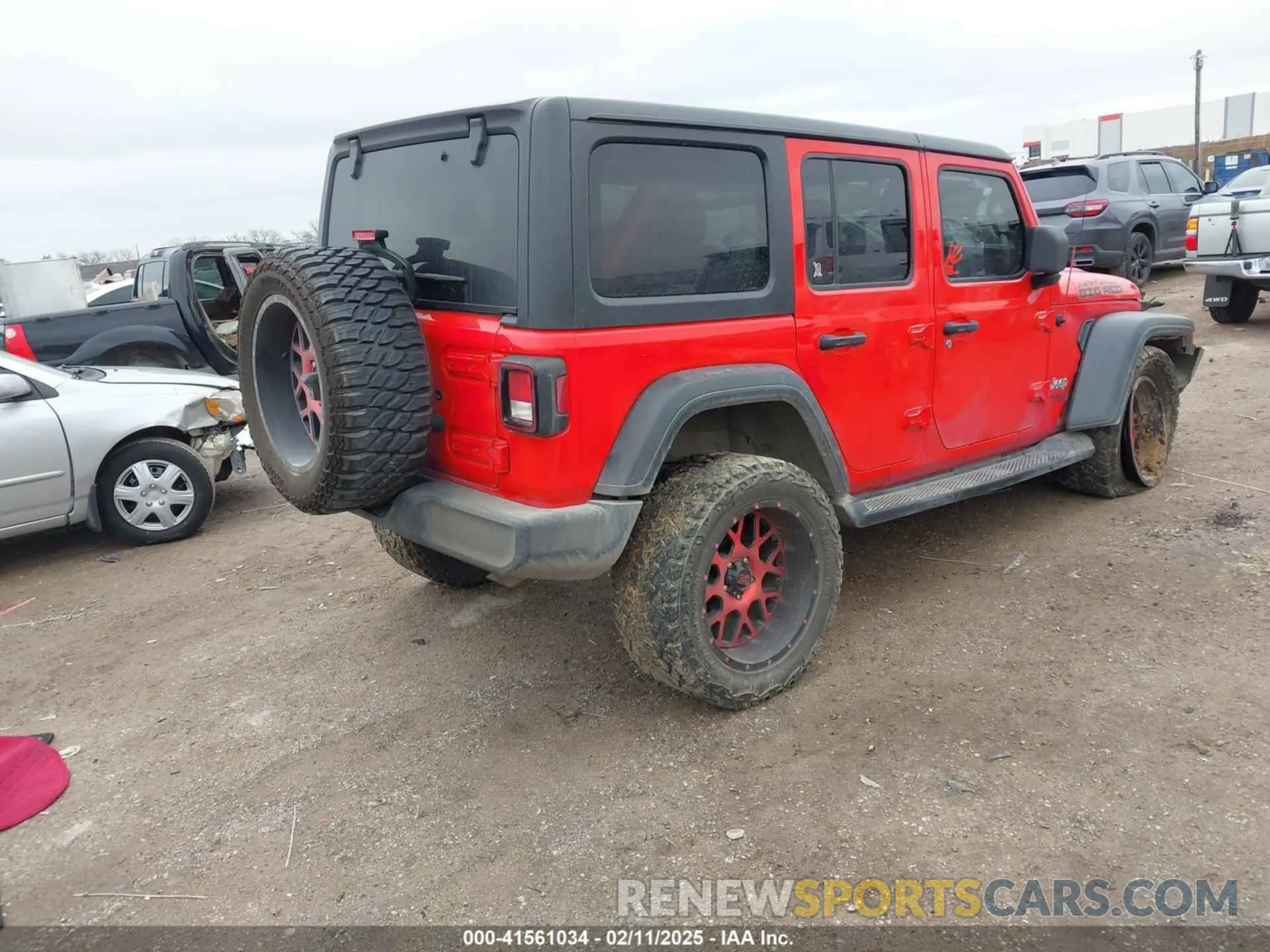 4 Photograph of a damaged car 1C4HJXDN8LW213889 JEEP WRANGLER UNLIMITED 2020