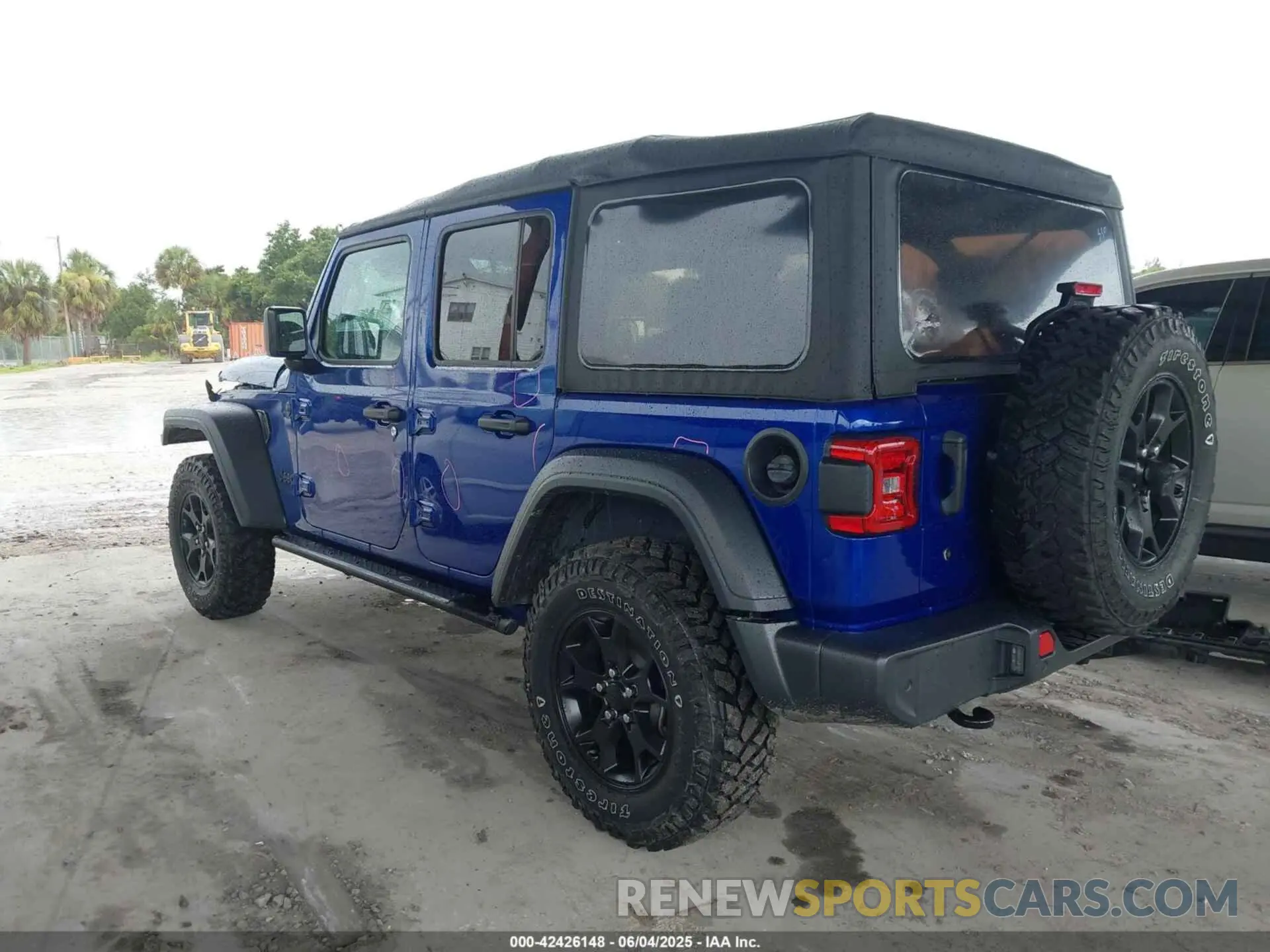 3 Photograph of a damaged car 1C4HJXDN8LW261392 JEEP WRANGLER UNLIMITED 2020