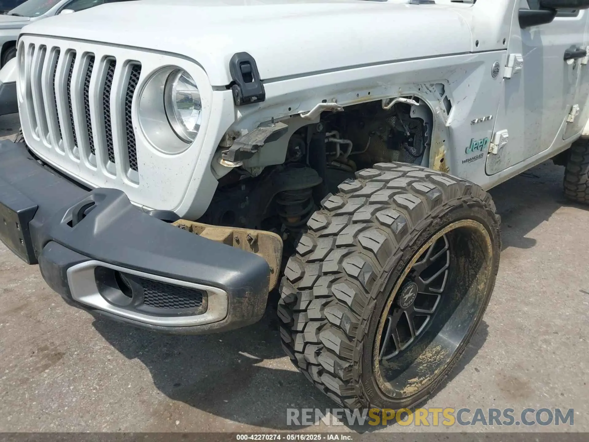 6 Photograph of a damaged car 1C4HJXEG2LW265227 JEEP WRANGLER UNLIMITED 2020