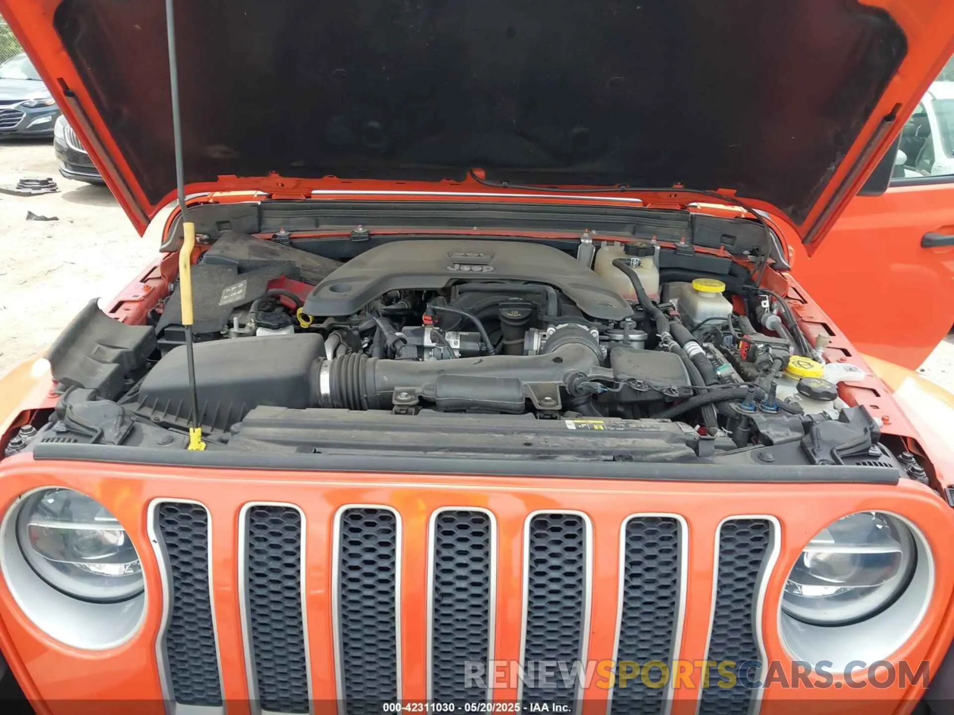 10 Photograph of a damaged car 1C4HJXEG5LW232965 JEEP WRANGLER UNLIMITED 2020