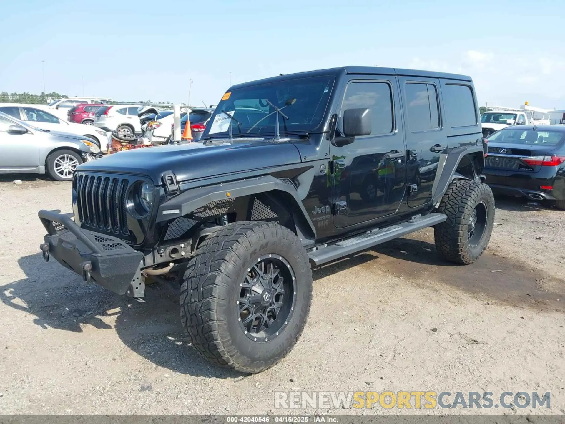 2 Photograph of a damaged car 1C4HJXEG6LW211932 JEEP WRANGLER UNLIMITED 2020