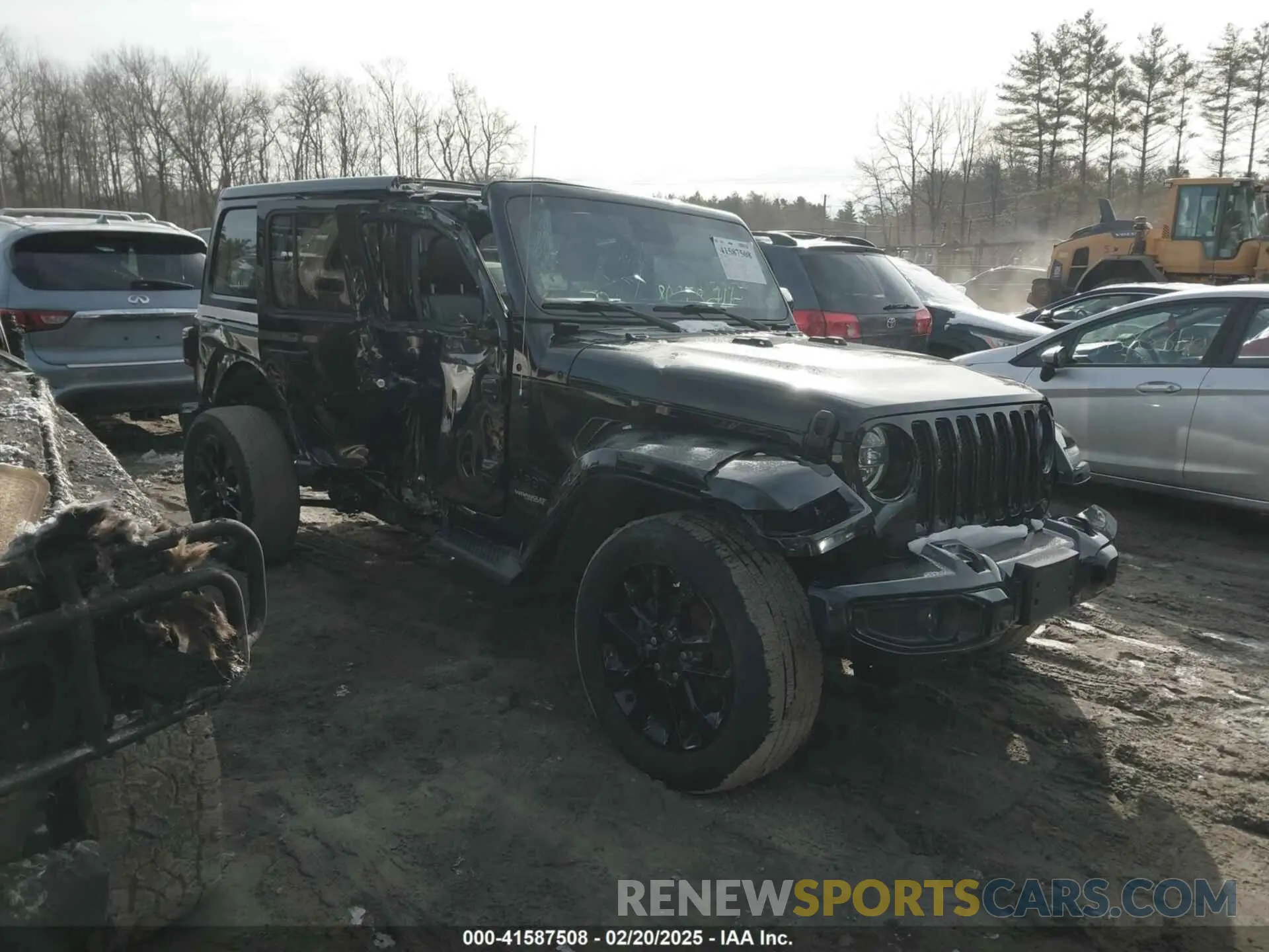 1 Photograph of a damaged car 1C4HJXEG8LW318626 JEEP WRANGLER UNLIMITED 2020