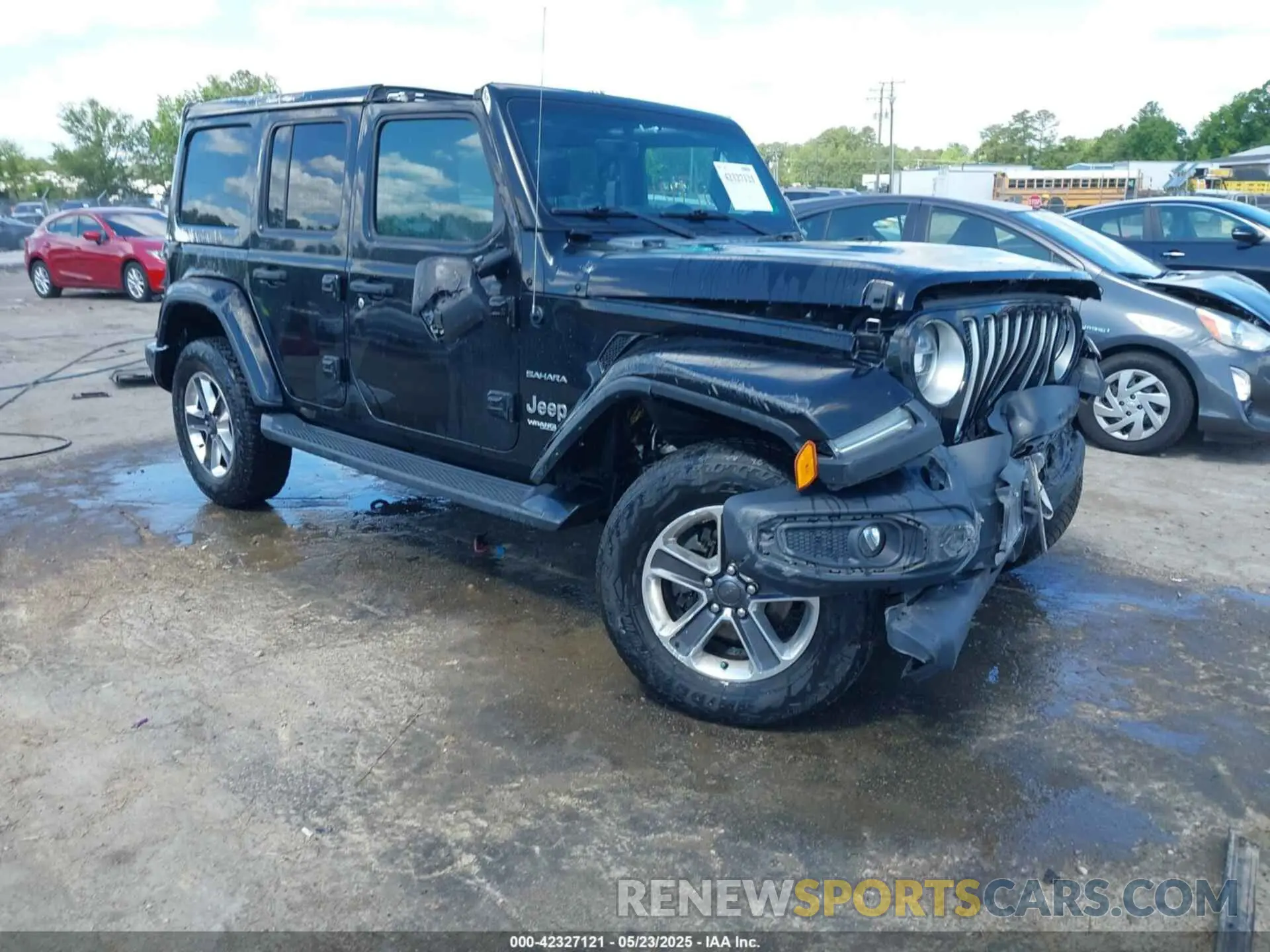 1 Photograph of a damaged car 1C4HJXEG9LW119763 JEEP WRANGLER UNLIMITED 2020