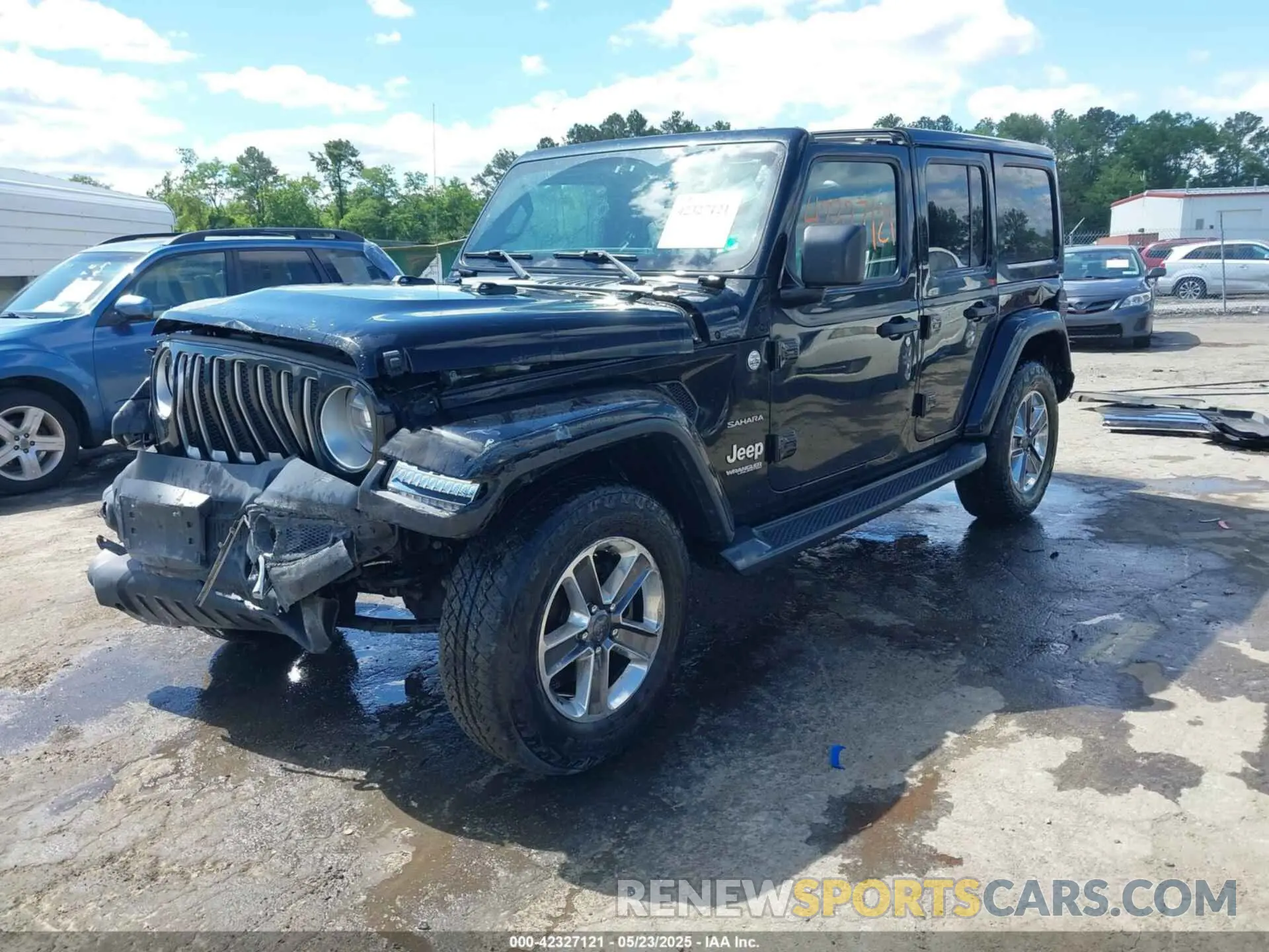 2 Photograph of a damaged car 1C4HJXEG9LW119763 JEEP WRANGLER UNLIMITED 2020