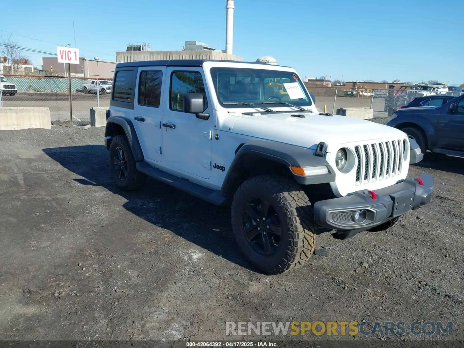 1 Photograph of a damaged car 1C4HJXEGXLW118444 JEEP WRANGLER UNLIMITED 2020