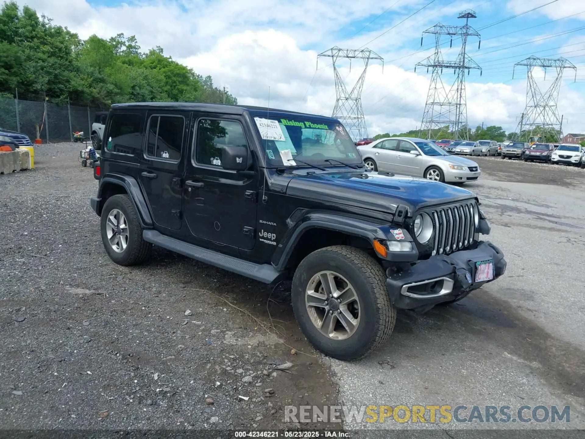 1 Photograph of a damaged car 1C4HJXEN0LW157266 JEEP WRANGLER UNLIMITED 2020