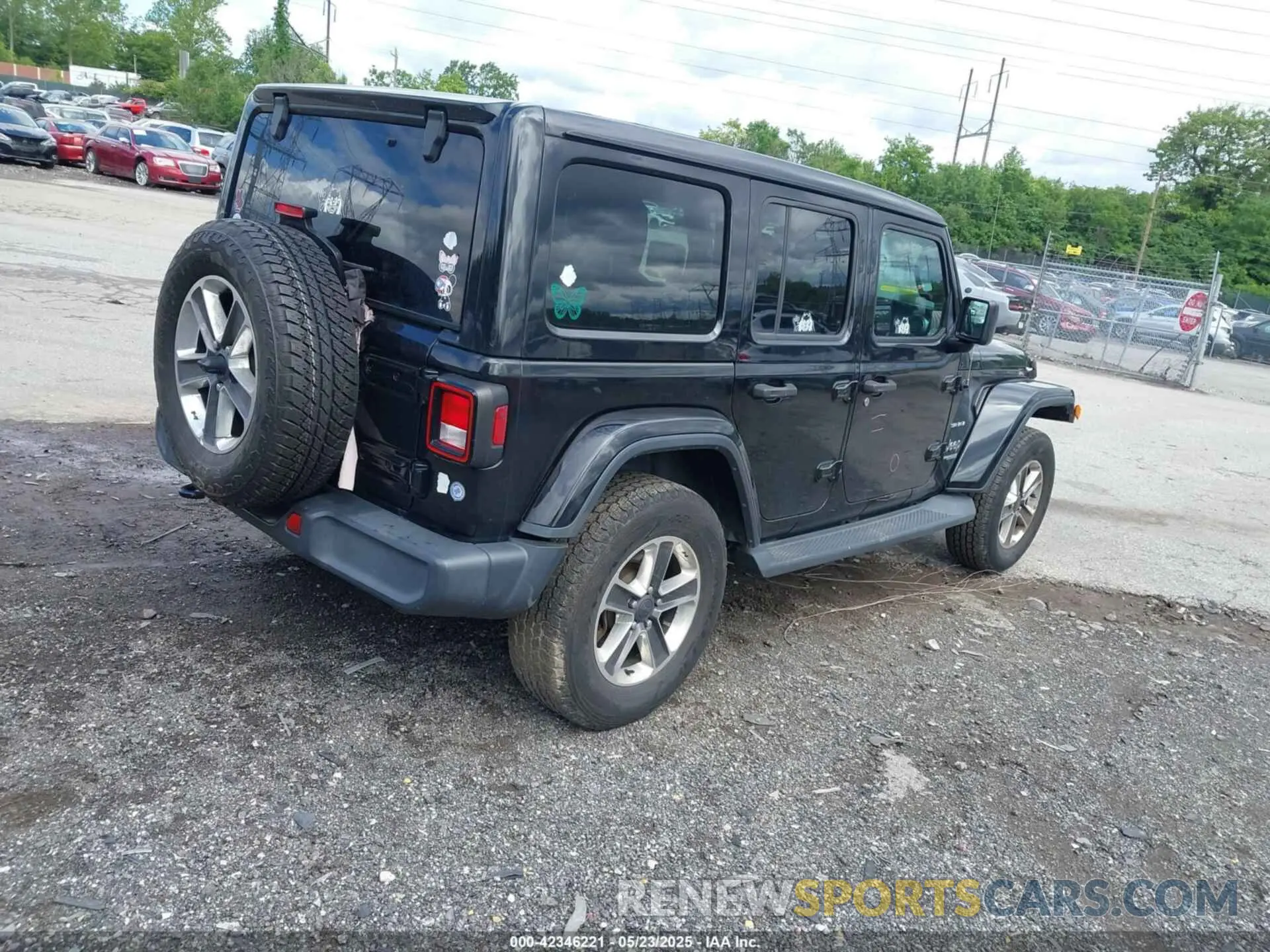 4 Photograph of a damaged car 1C4HJXEN0LW157266 JEEP WRANGLER UNLIMITED 2020