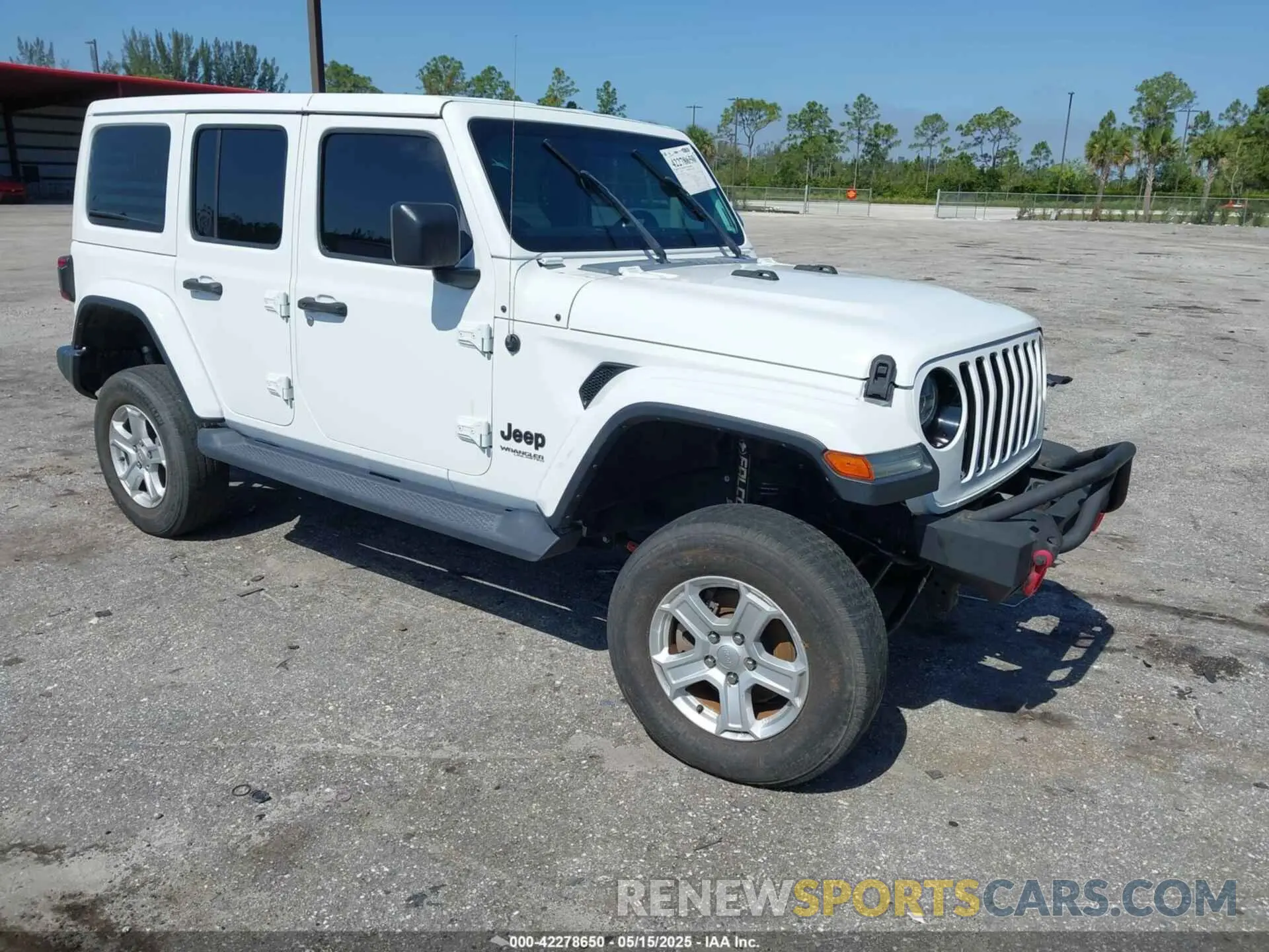 1 Photograph of a damaged car 1C4HJXEN1LW104950 JEEP WRANGLER UNLIMITED 2020