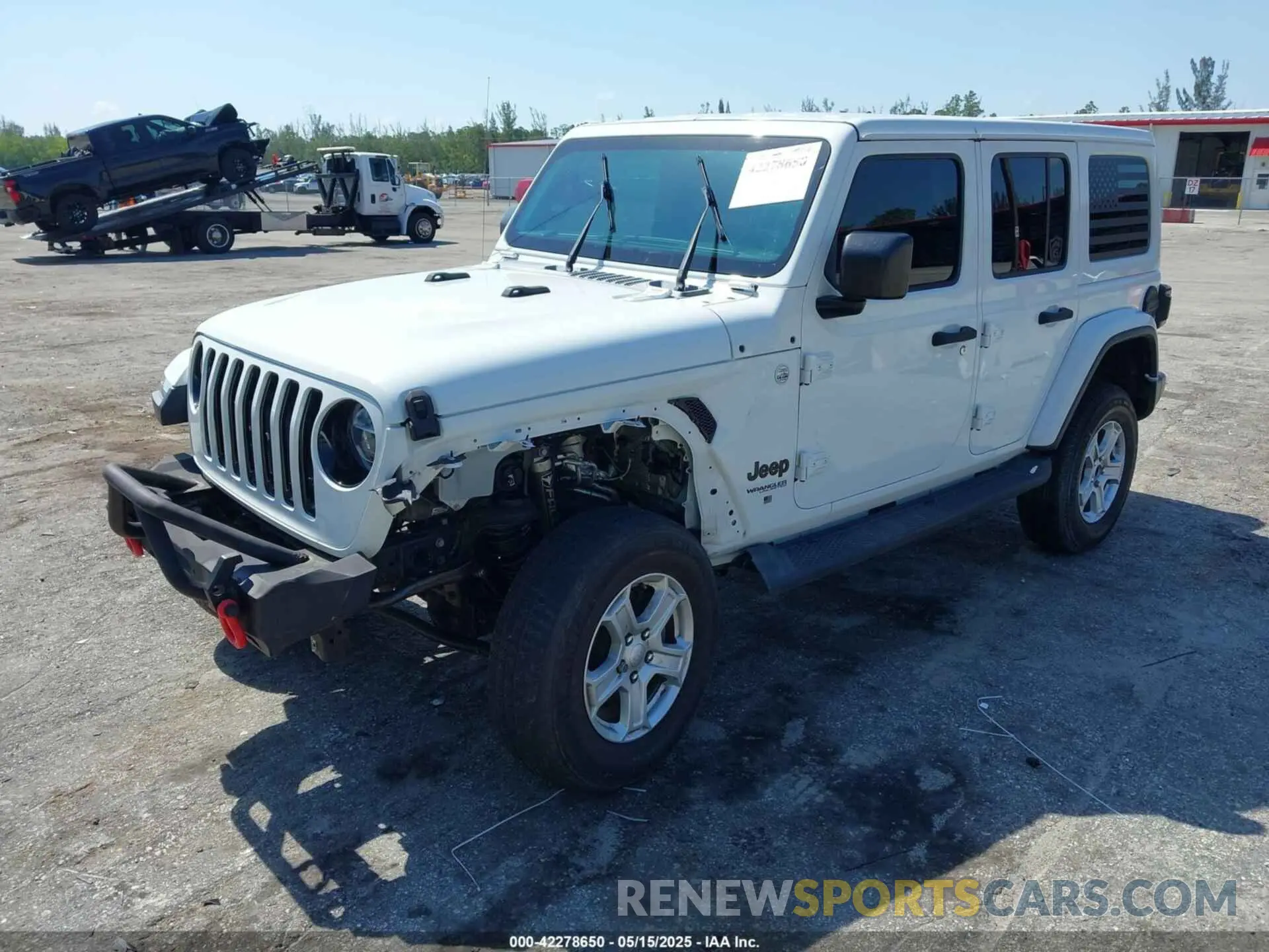 2 Photograph of a damaged car 1C4HJXEN1LW104950 JEEP WRANGLER UNLIMITED 2020