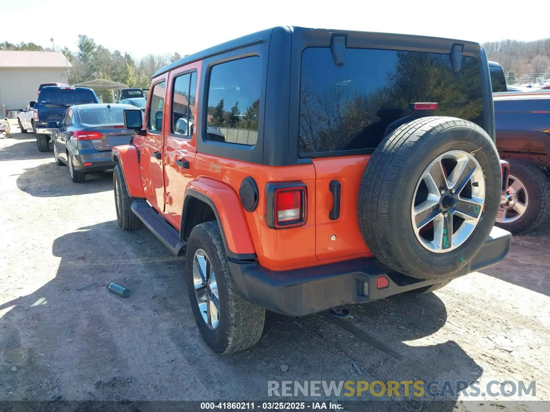 3 Photograph of a damaged car 1C4HJXEN1LW114443 JEEP WRANGLER UNLIMITED 2020