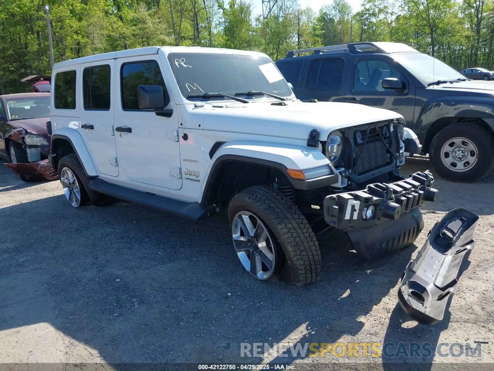 1 Photograph of a damaged car 1C4HJXEN1LW152769 JEEP WRANGLER UNLIMITED 2020