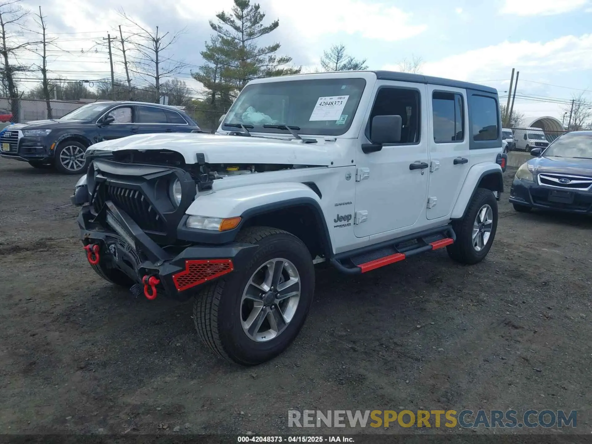 2 Photograph of a damaged car 1C4HJXEN3LW164986 JEEP WRANGLER UNLIMITED 2020