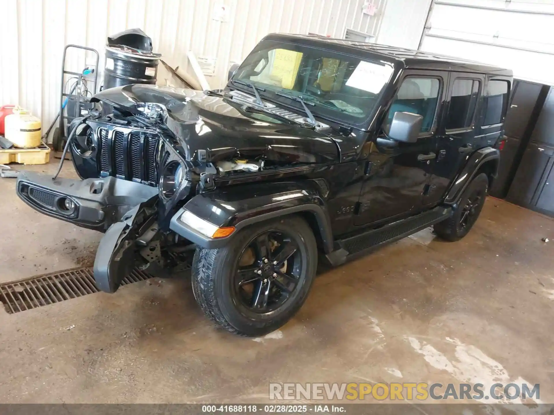 2 Photograph of a damaged car 1C4HJXEN5LW244175 JEEP WRANGLER UNLIMITED 2020