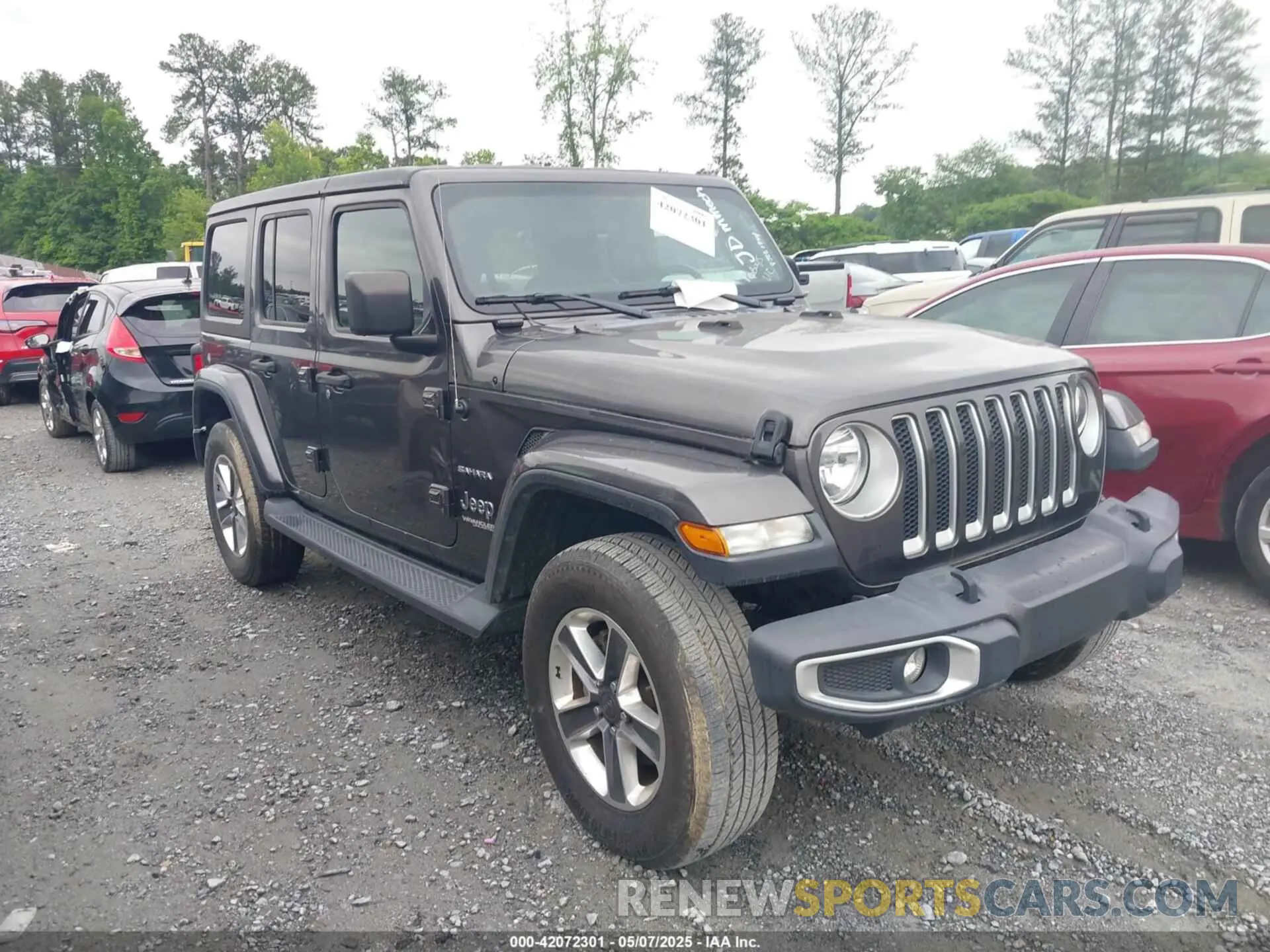 1 Photograph of a damaged car 1C4HJXEN6LW199005 JEEP WRANGLER UNLIMITED 2020