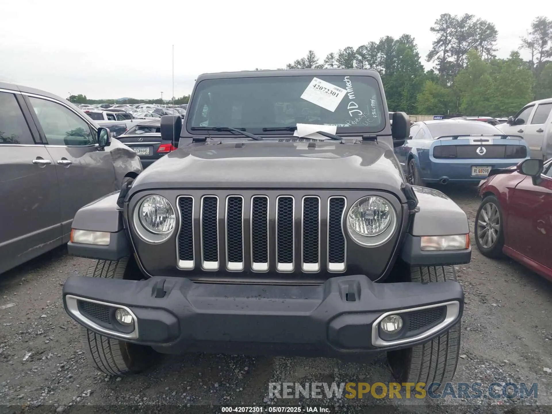 6 Photograph of a damaged car 1C4HJXEN6LW199005 JEEP WRANGLER UNLIMITED 2020