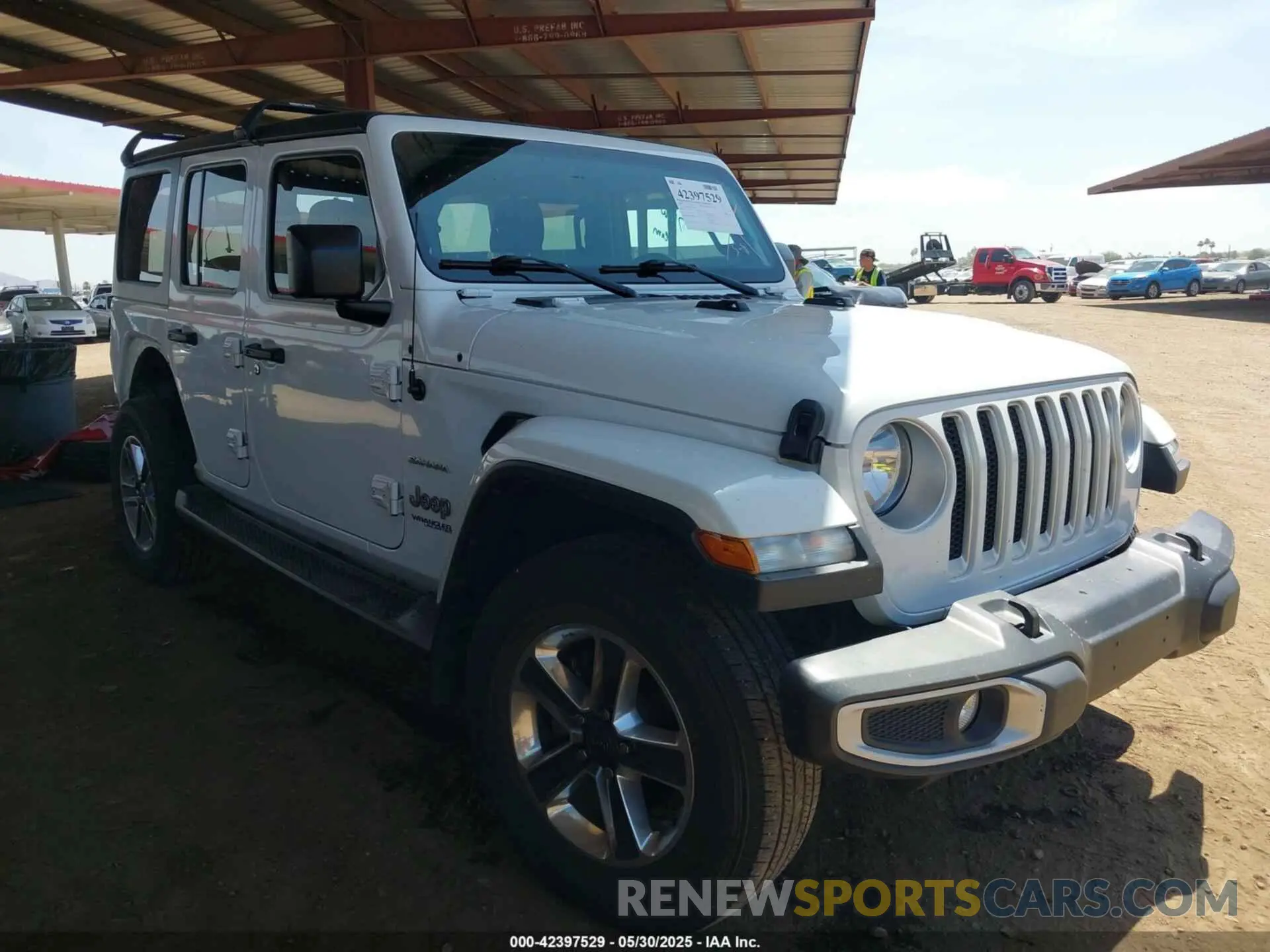 1 Photograph of a damaged car 1C4HJXEN6LW220239 JEEP WRANGLER UNLIMITED 2020