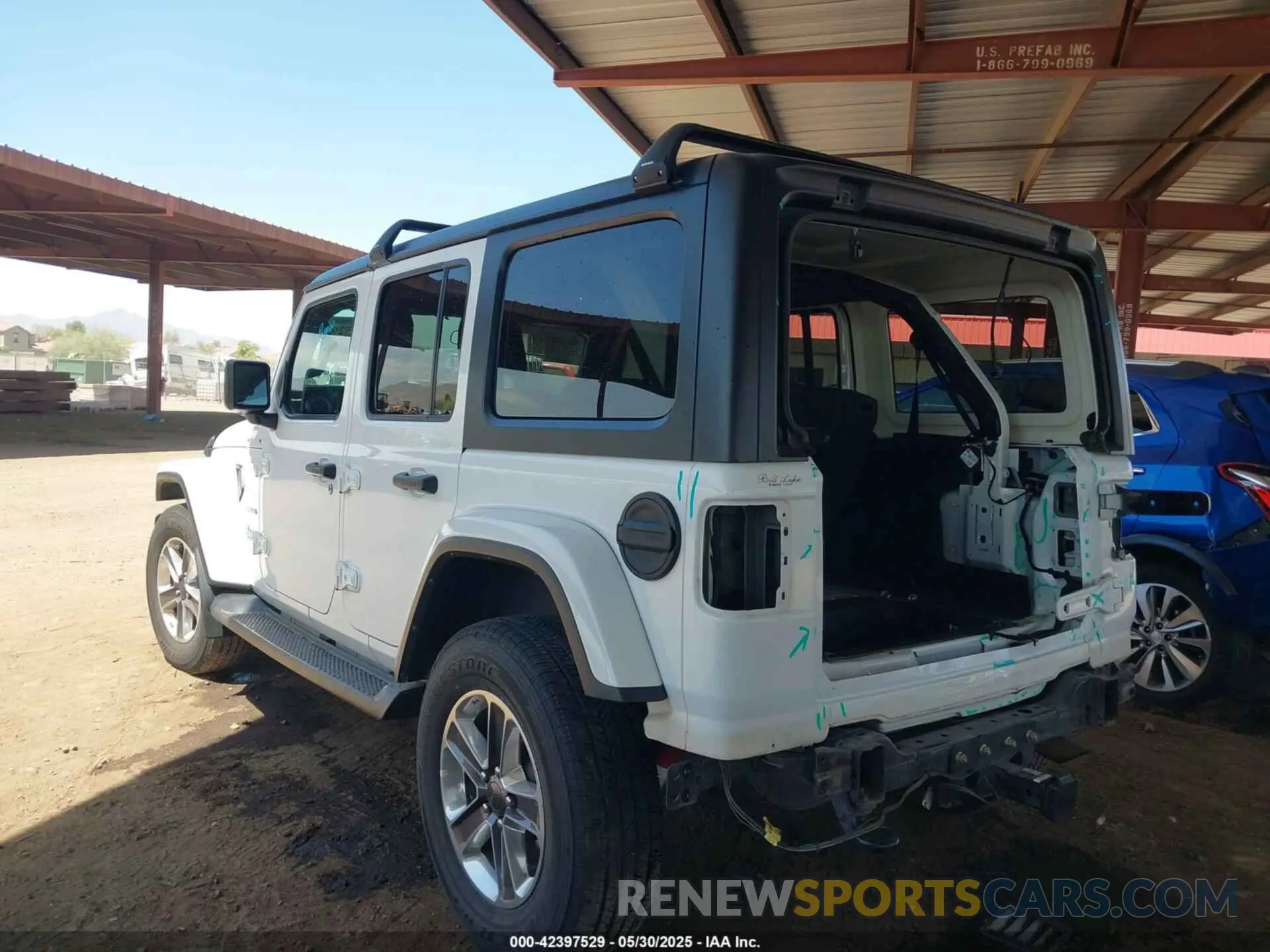 3 Photograph of a damaged car 1C4HJXEN6LW220239 JEEP WRANGLER UNLIMITED 2020