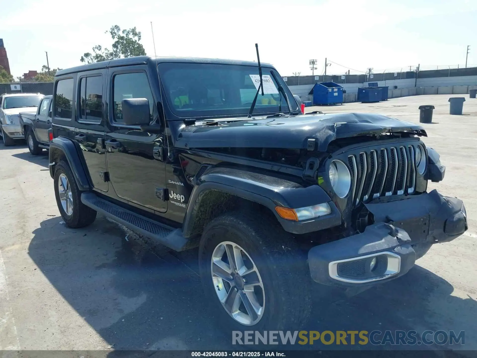 1 Photograph of a damaged car 1C4HJXEN6LW235159 JEEP WRANGLER UNLIMITED 2020