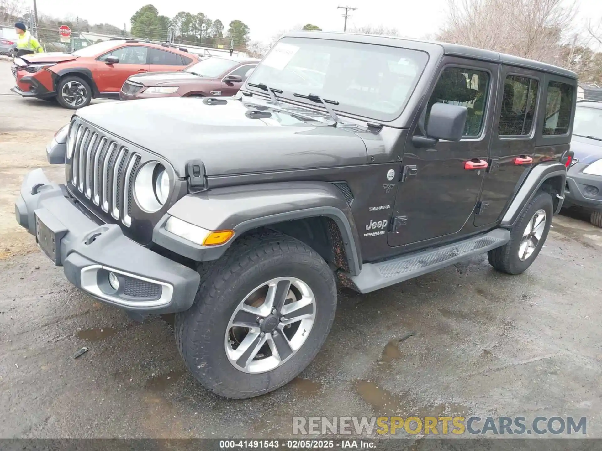 2 Photograph of a damaged car 1C4HJXEN6LW256805 JEEP WRANGLER UNLIMITED 2020