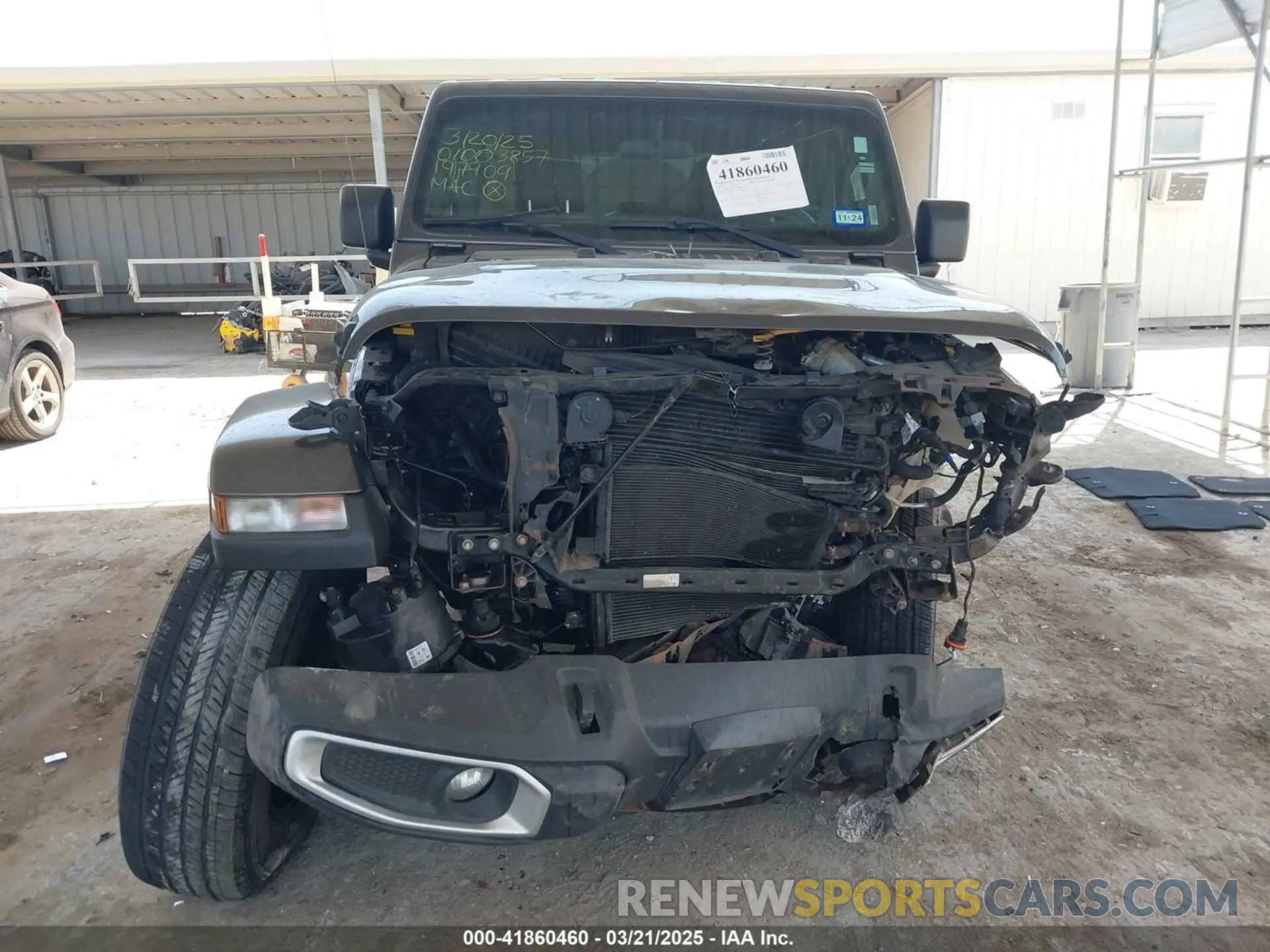 13 Photograph of a damaged car 1C4HJXEN7LW197909 JEEP WRANGLER UNLIMITED 2020