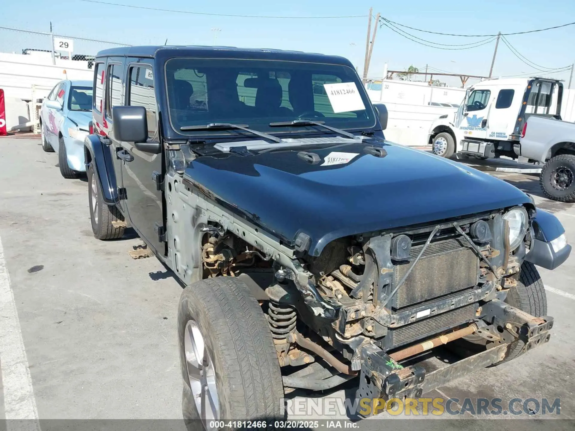 6 Photograph of a damaged car 1C4HJXEN7LW230214 JEEP WRANGLER UNLIMITED 2020