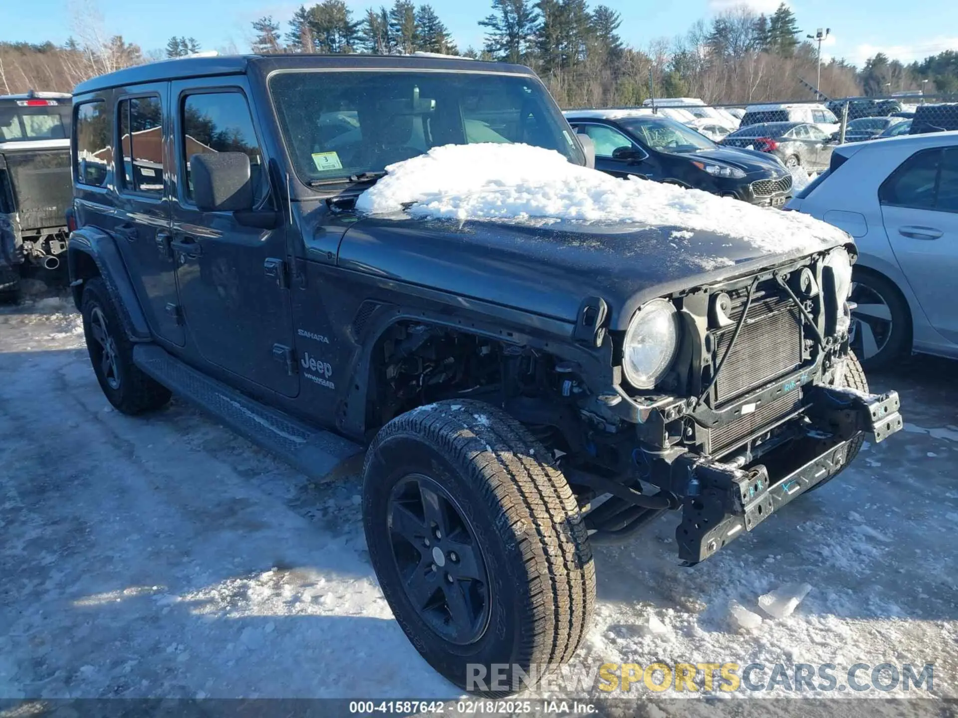 1 Photograph of a damaged car 1C4HJXEN9LW157444 JEEP WRANGLER UNLIMITED 2020