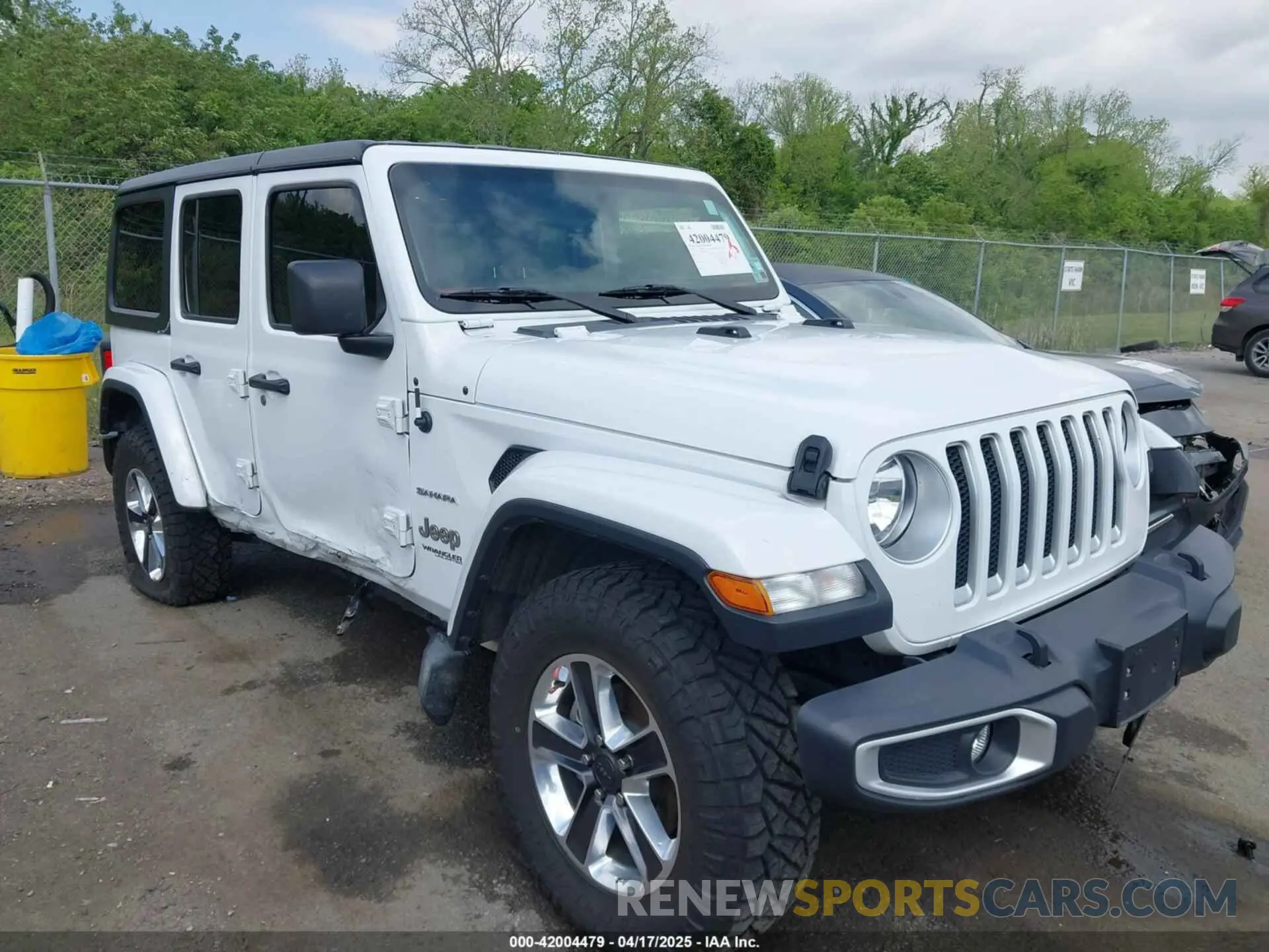 1 Photograph of a damaged car 1C4HJXEN9LW168525 JEEP WRANGLER UNLIMITED 2020