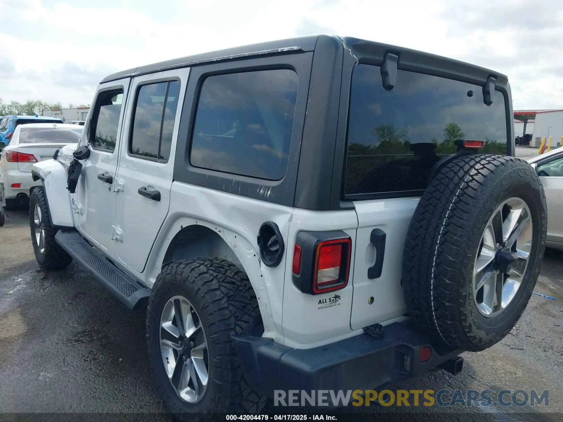 3 Photograph of a damaged car 1C4HJXEN9LW168525 JEEP WRANGLER UNLIMITED 2020