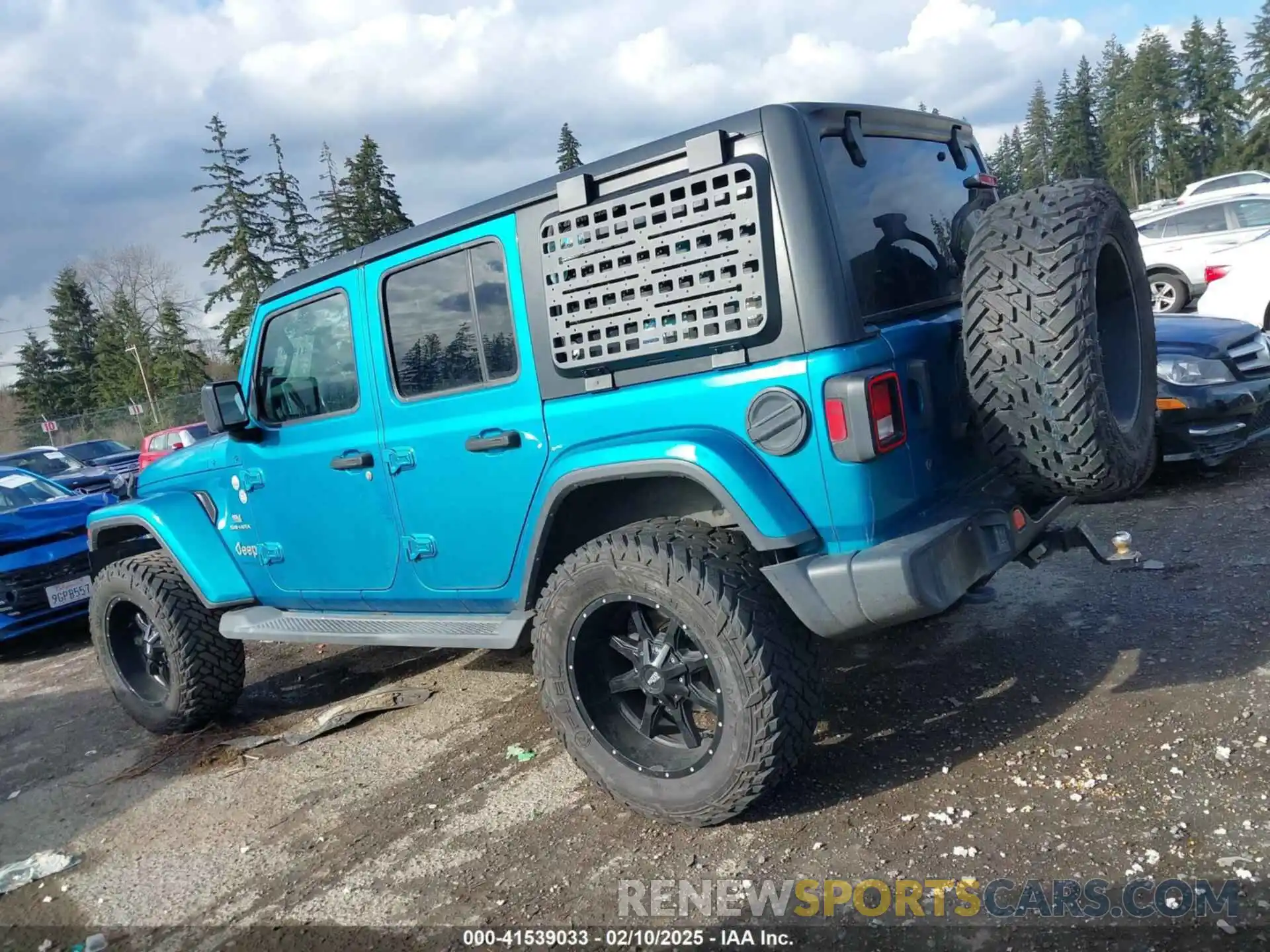 14 Photograph of a damaged car 1C4HJXENXLW114506 JEEP WRANGLER UNLIMITED 2020