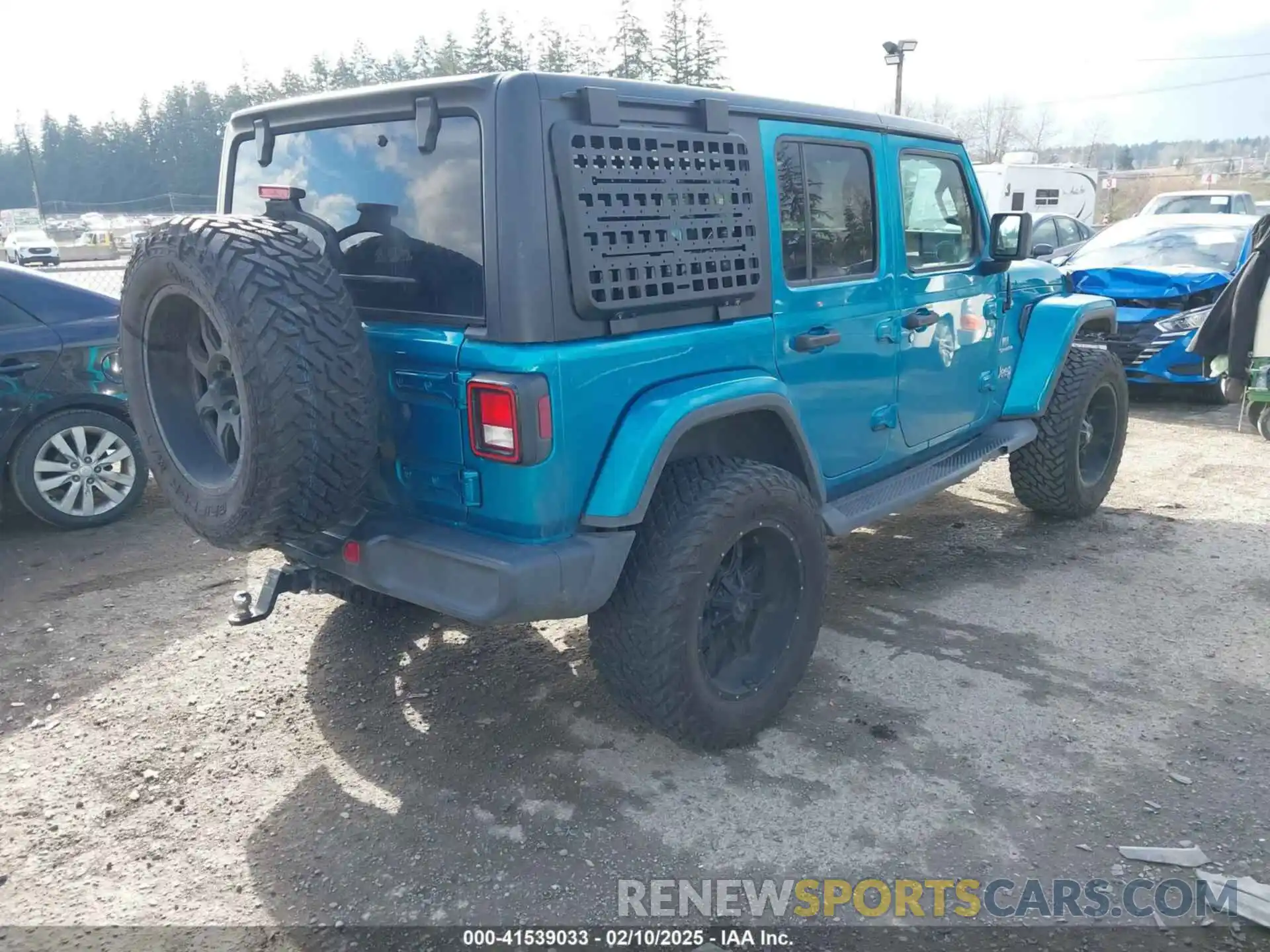 4 Photograph of a damaged car 1C4HJXENXLW114506 JEEP WRANGLER UNLIMITED 2020